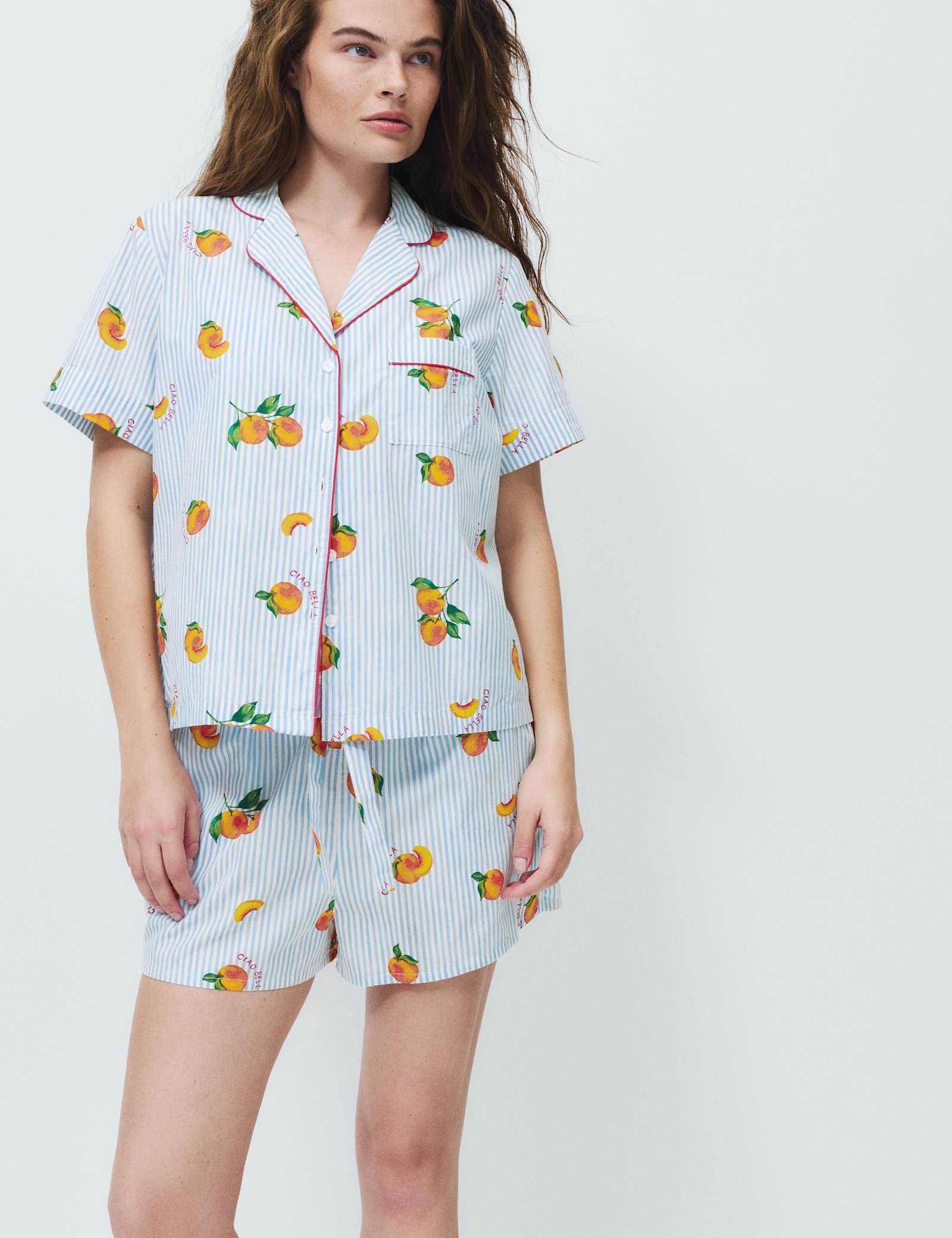 Pure Cotton Printed Shortie Set - image 4