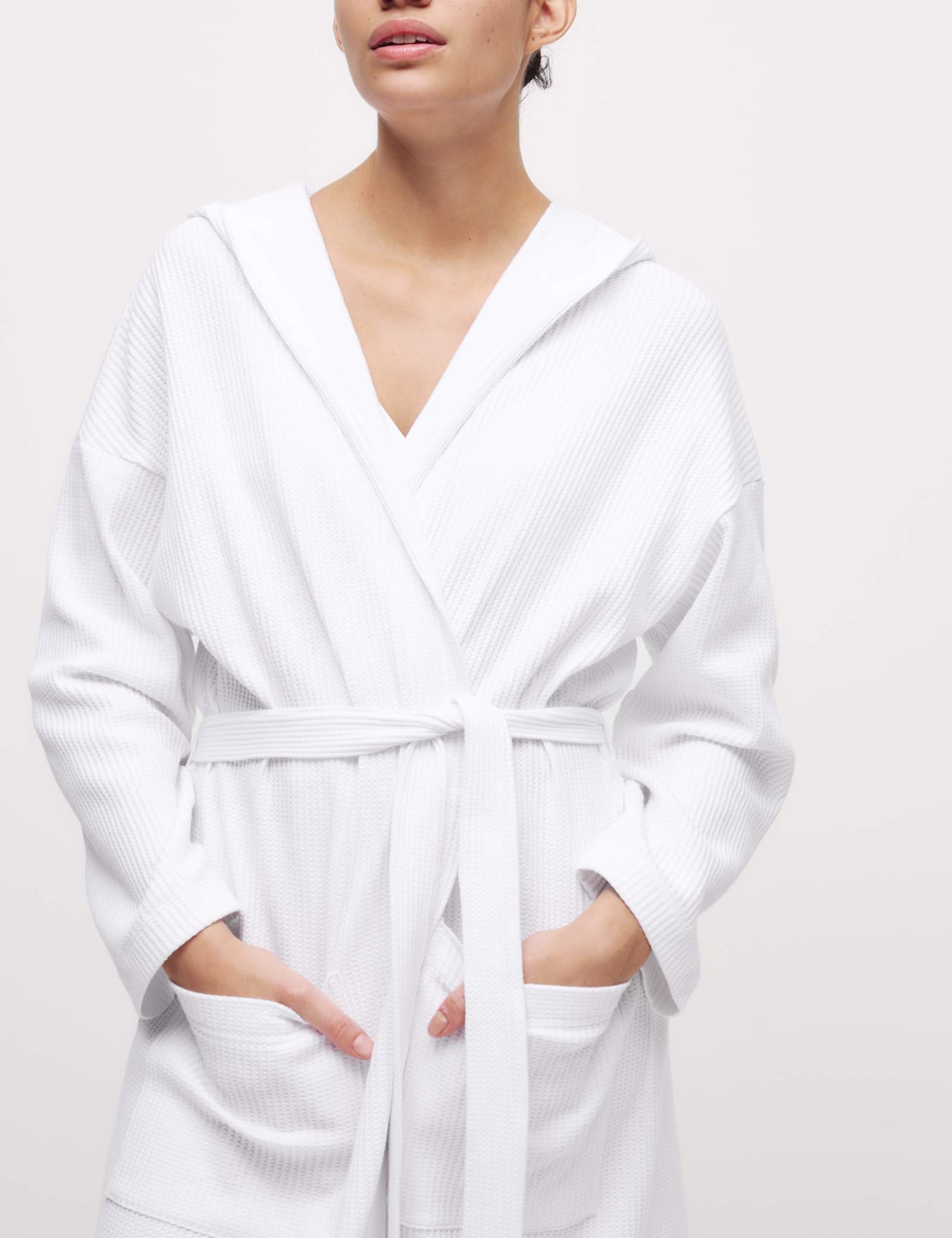 Jersey Waffle Dressing Gown - image 4