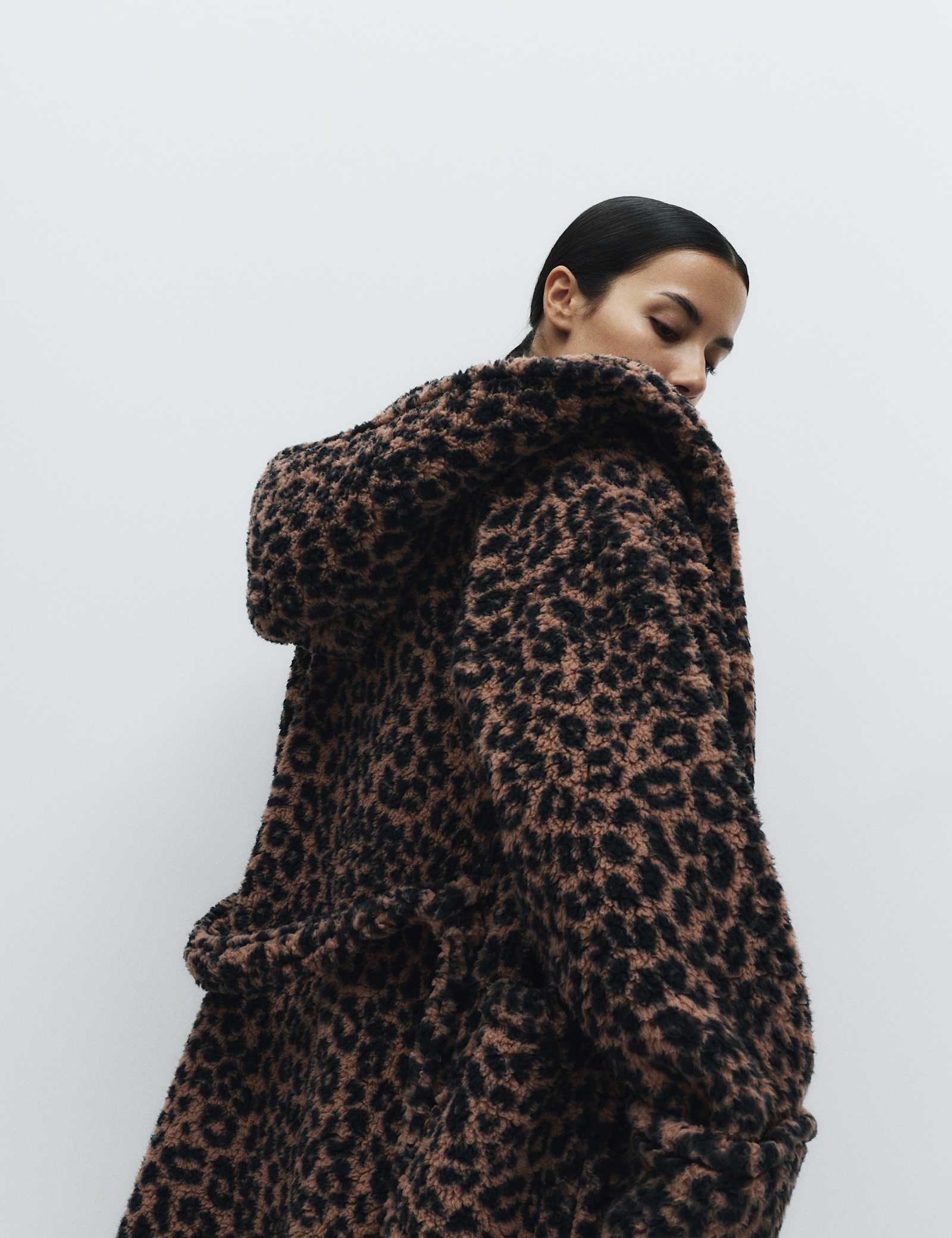 Teddy Borg Leopard Print Dressing Gown - image 2