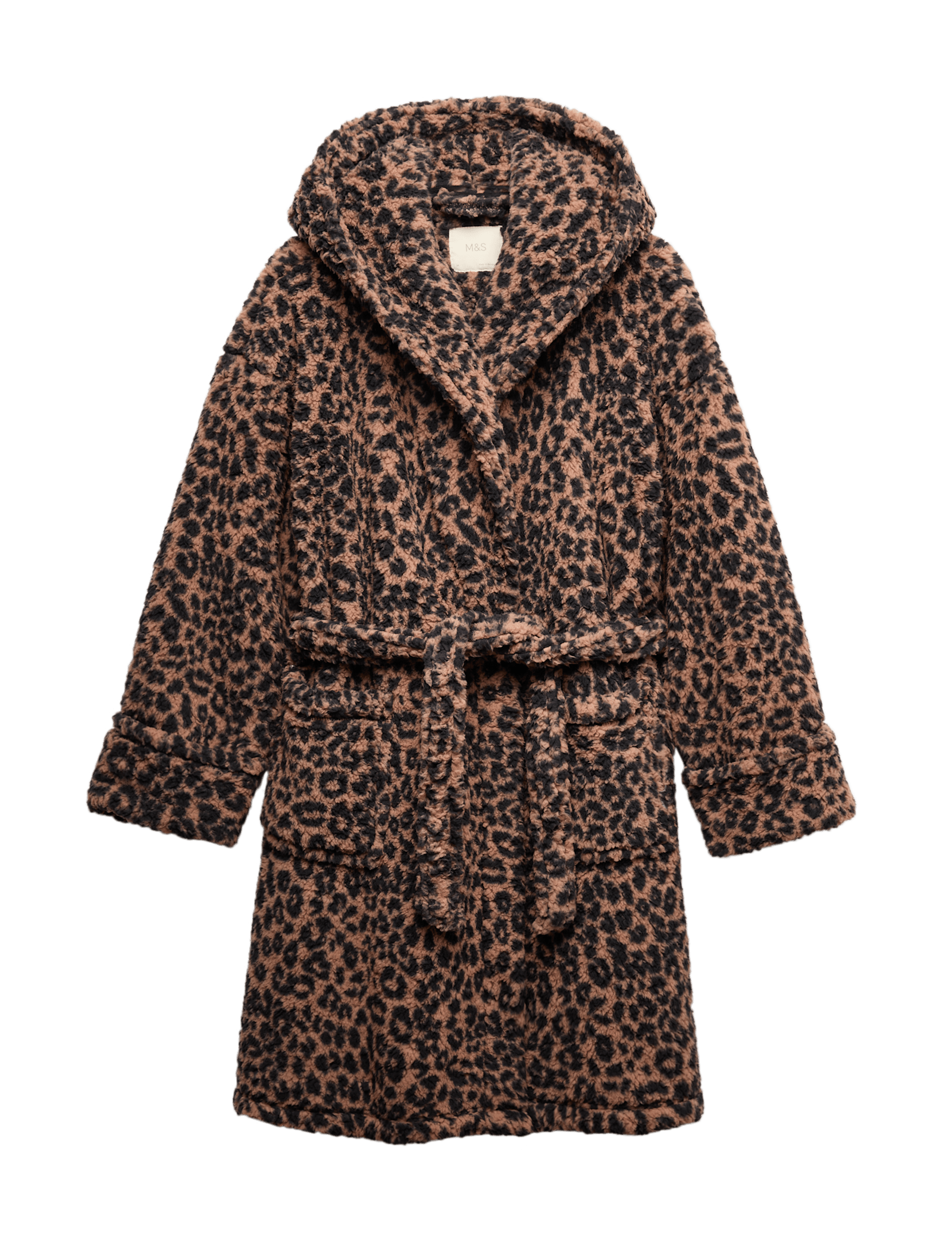 Teddy Borg Leopard Print Dressing Gown - image 3