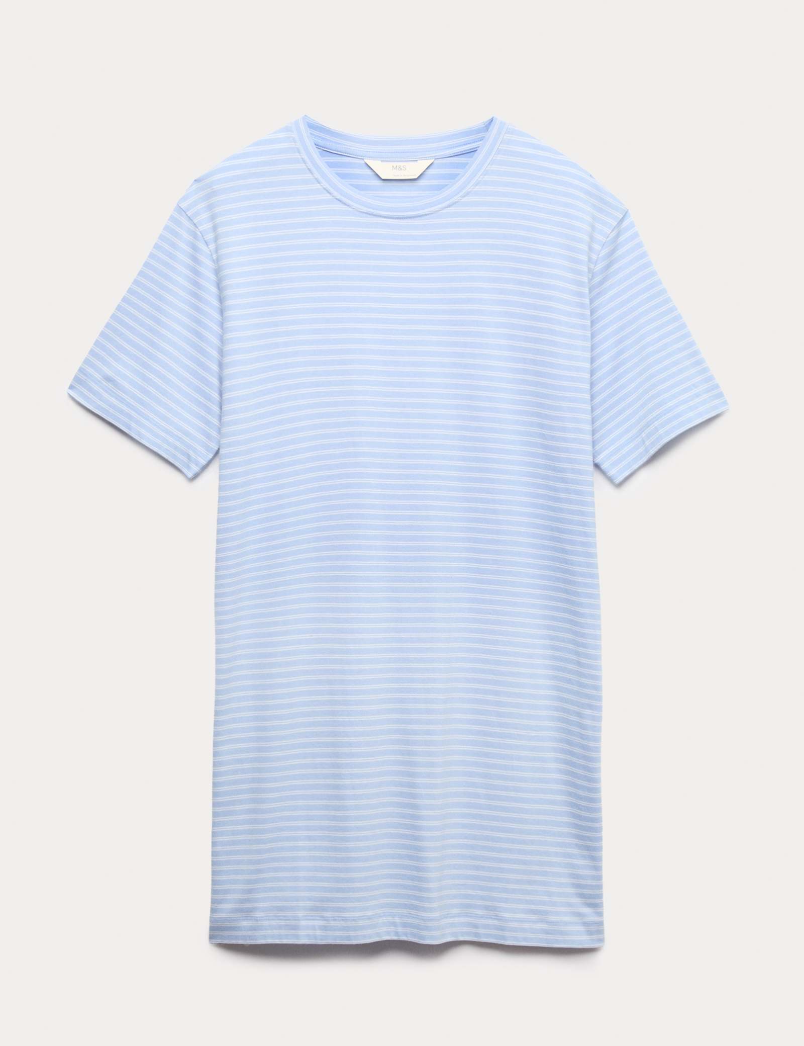 Cotton Modal Striped Nightshirt - image 1