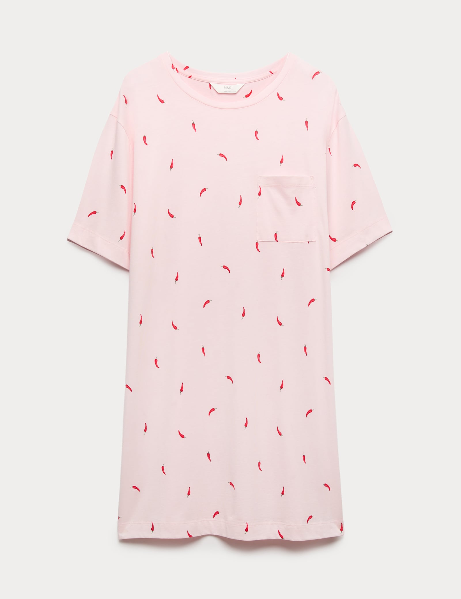 Cotton Modal Printed Minishirt - image 1