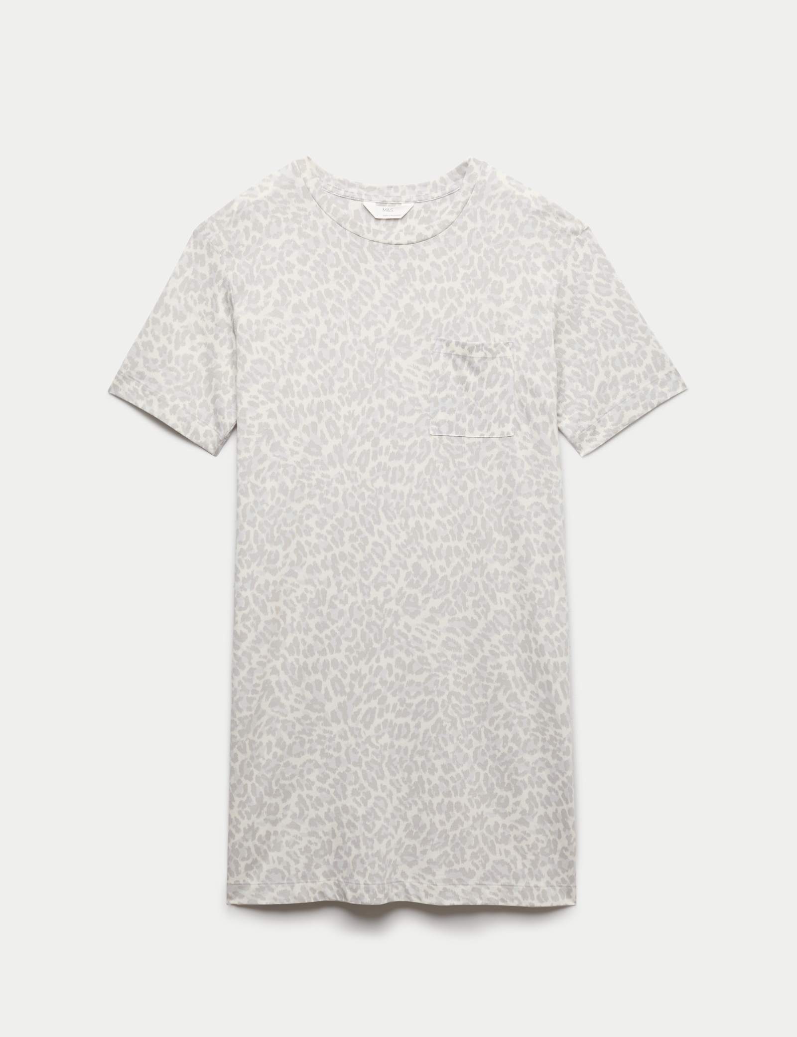 Cotton Modal Printed Minishirt - image 3