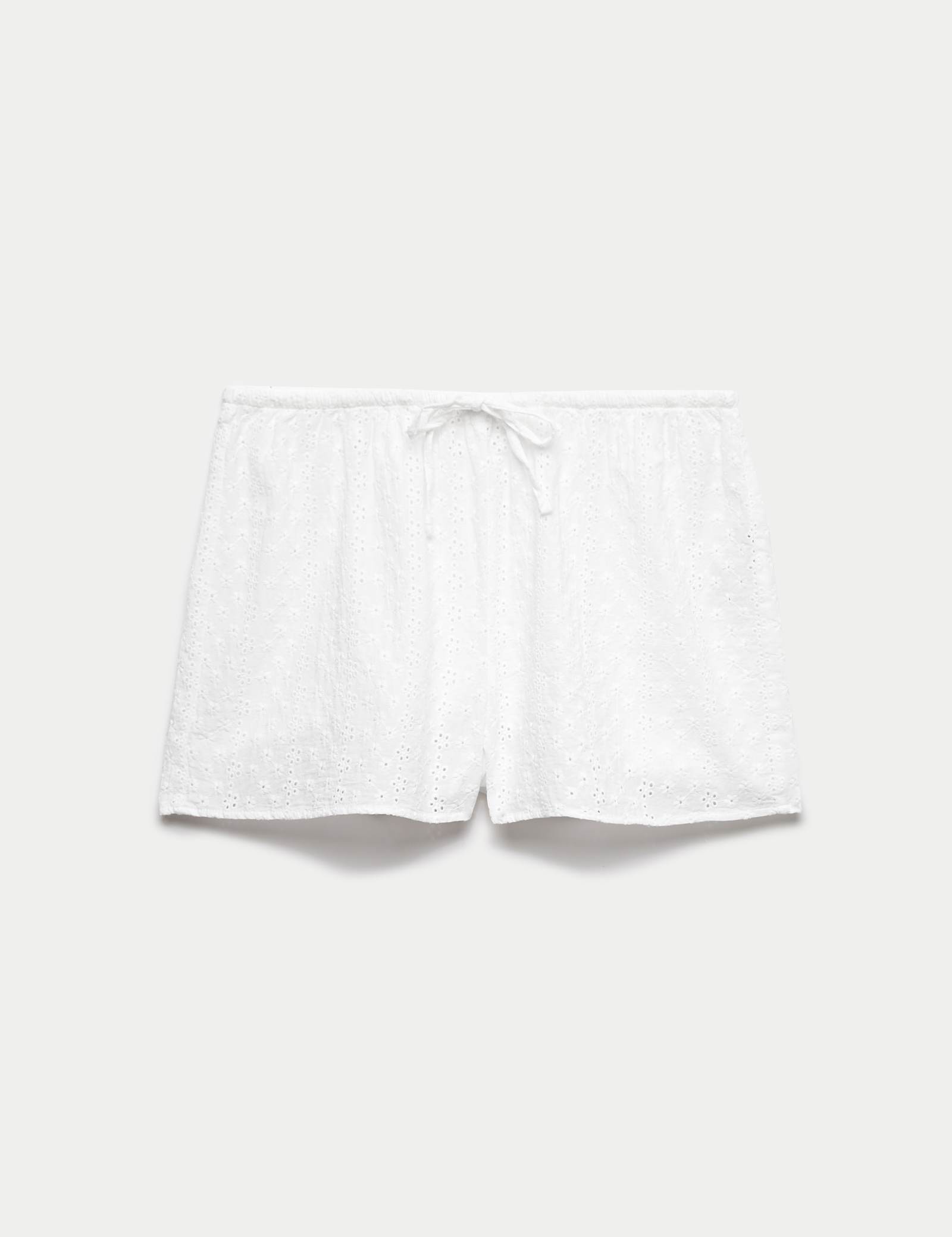 Pure Cotton Broderie Pyjama Shorts - image 2