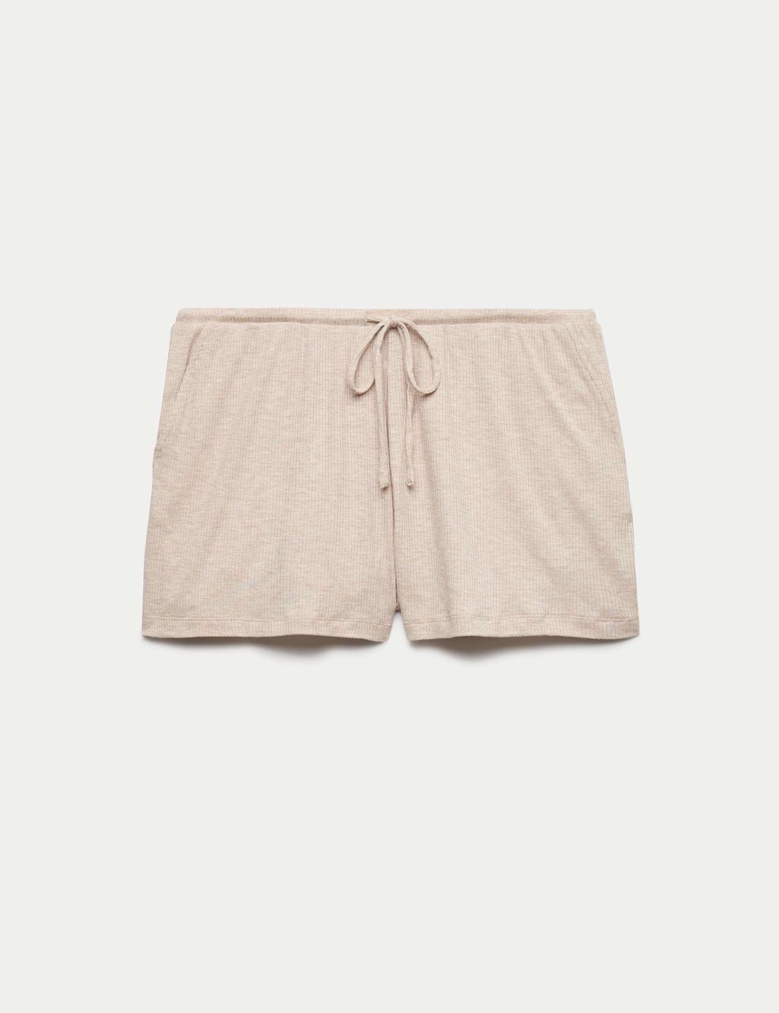 Modal Rich Ribbed Pyjama Shorts - image 2