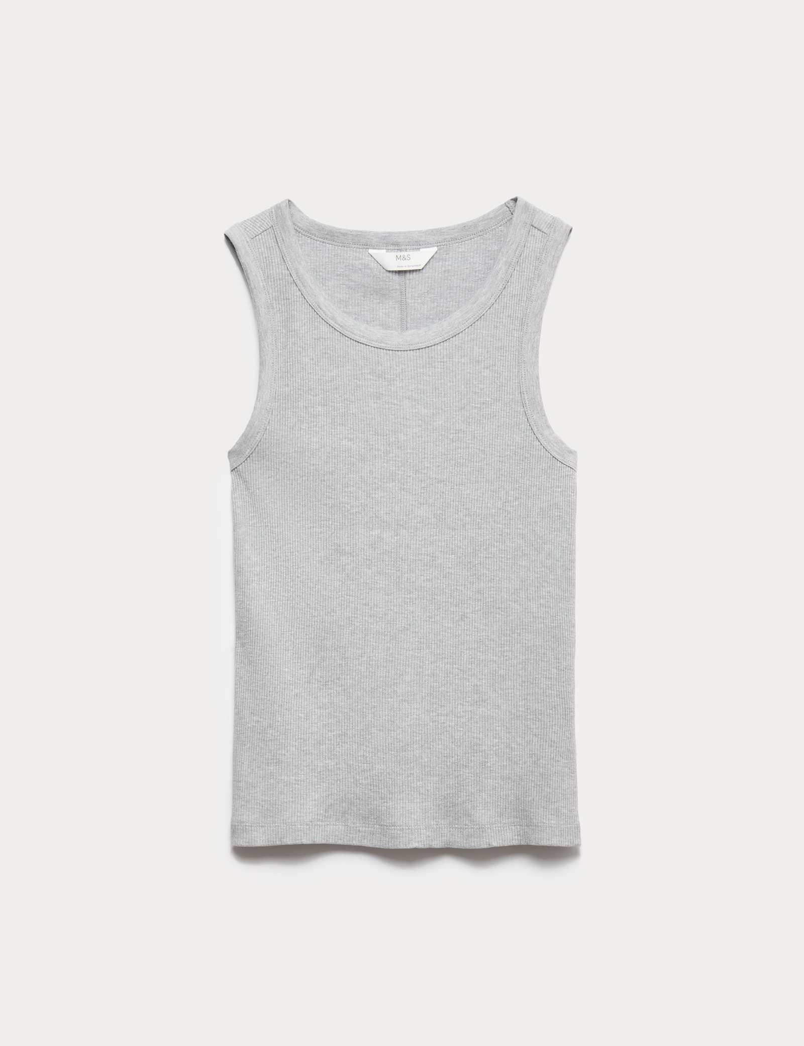 Cotton Modal Ribbed Vest - image 1