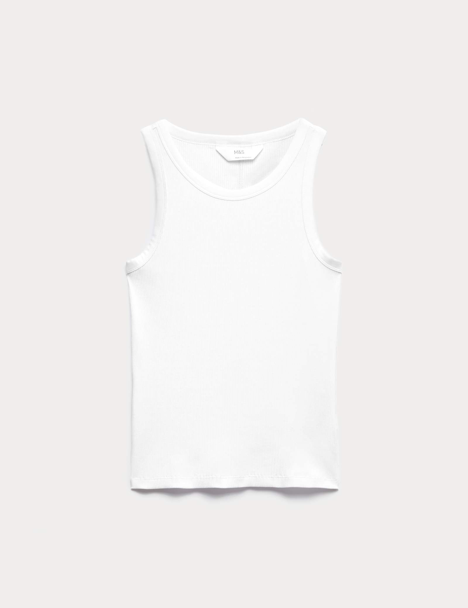 Cotton Modal Ribbed Vest - image 2