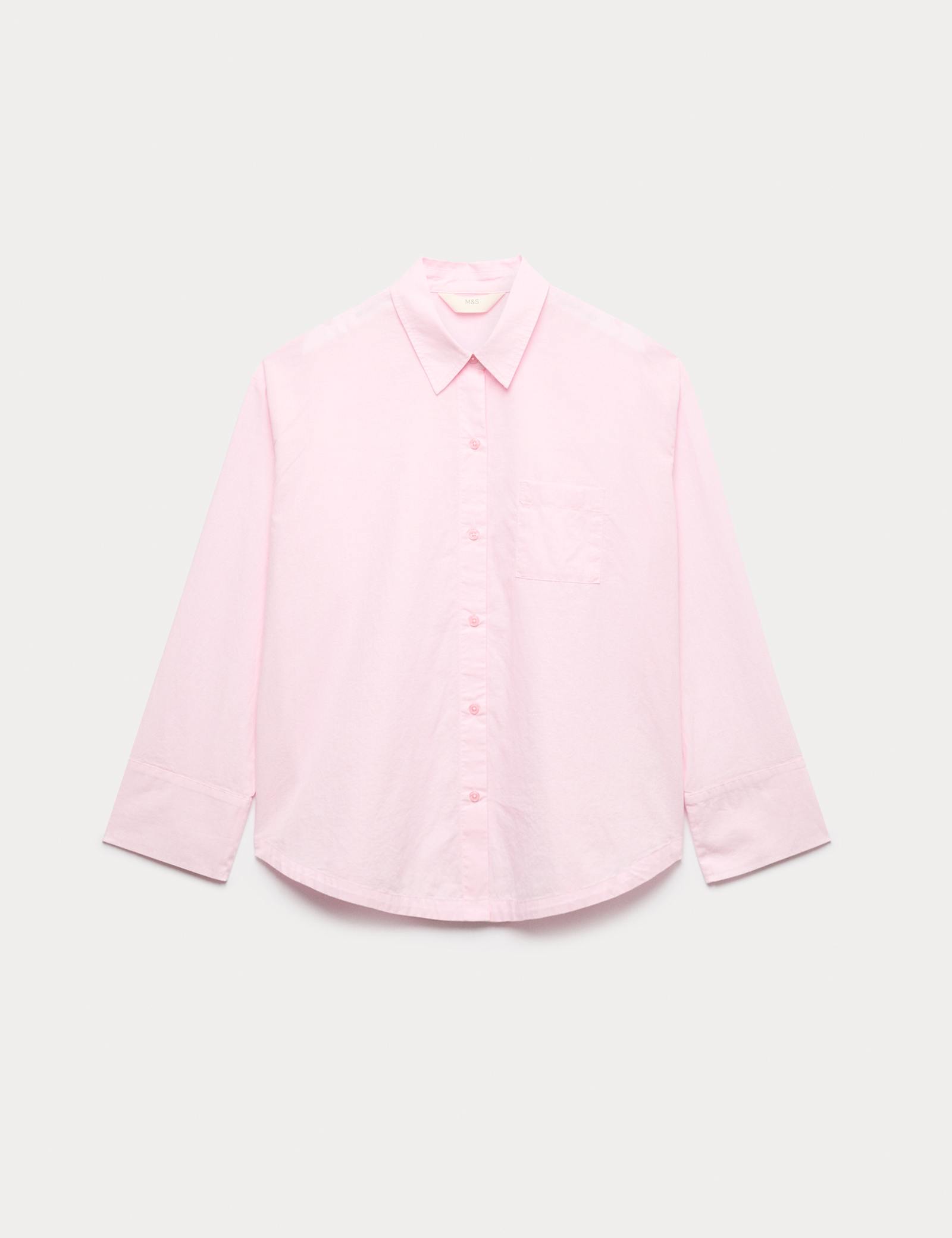 Pure Cotton Chambray Lounge Shirt - image 2