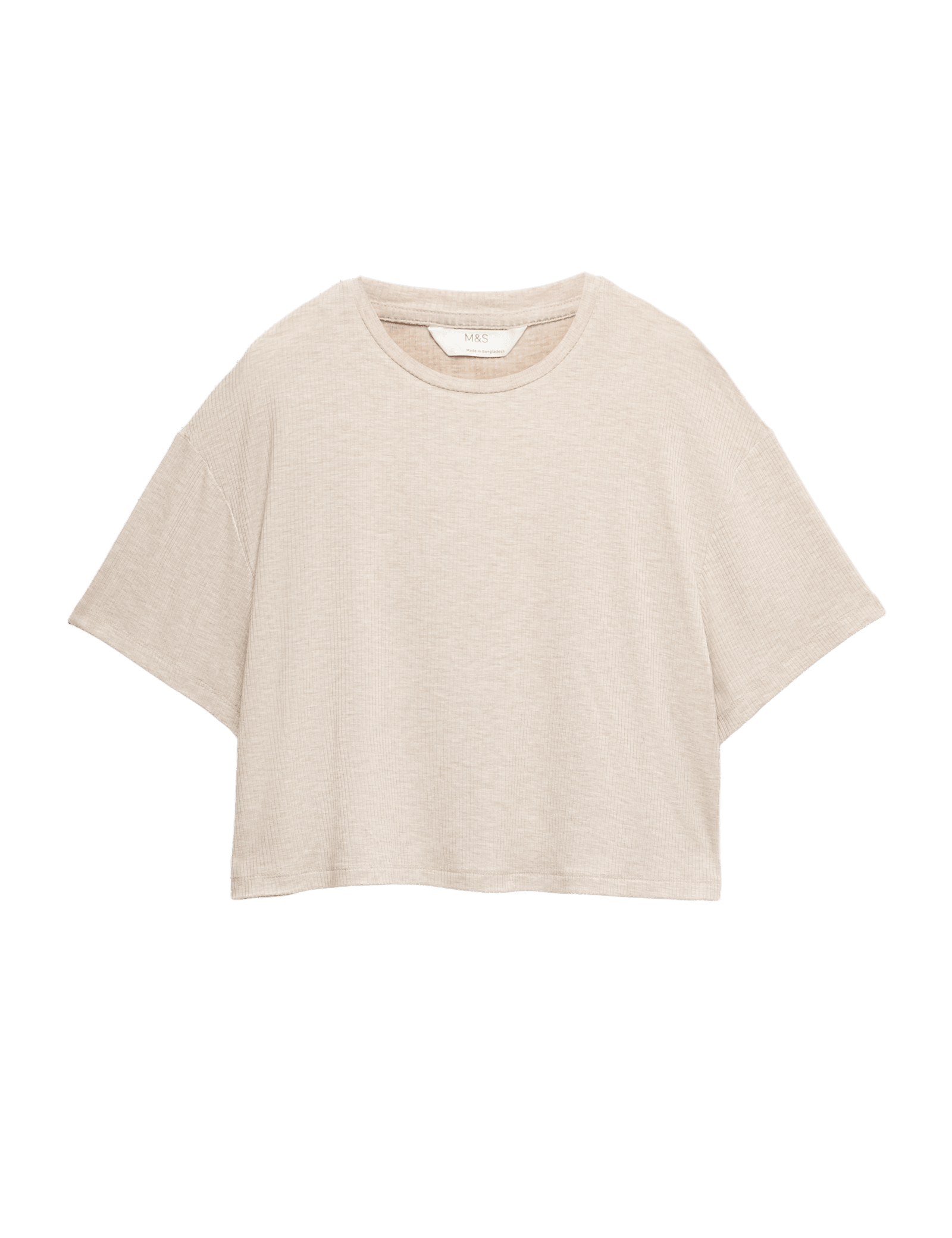 Modal Rich Ribbed Pyjama Top - image 5
