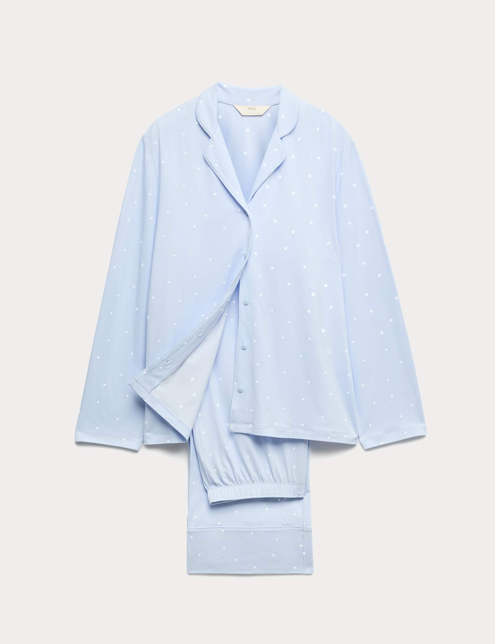 Soft Touch Printed Revere Pyjama Set - image 2