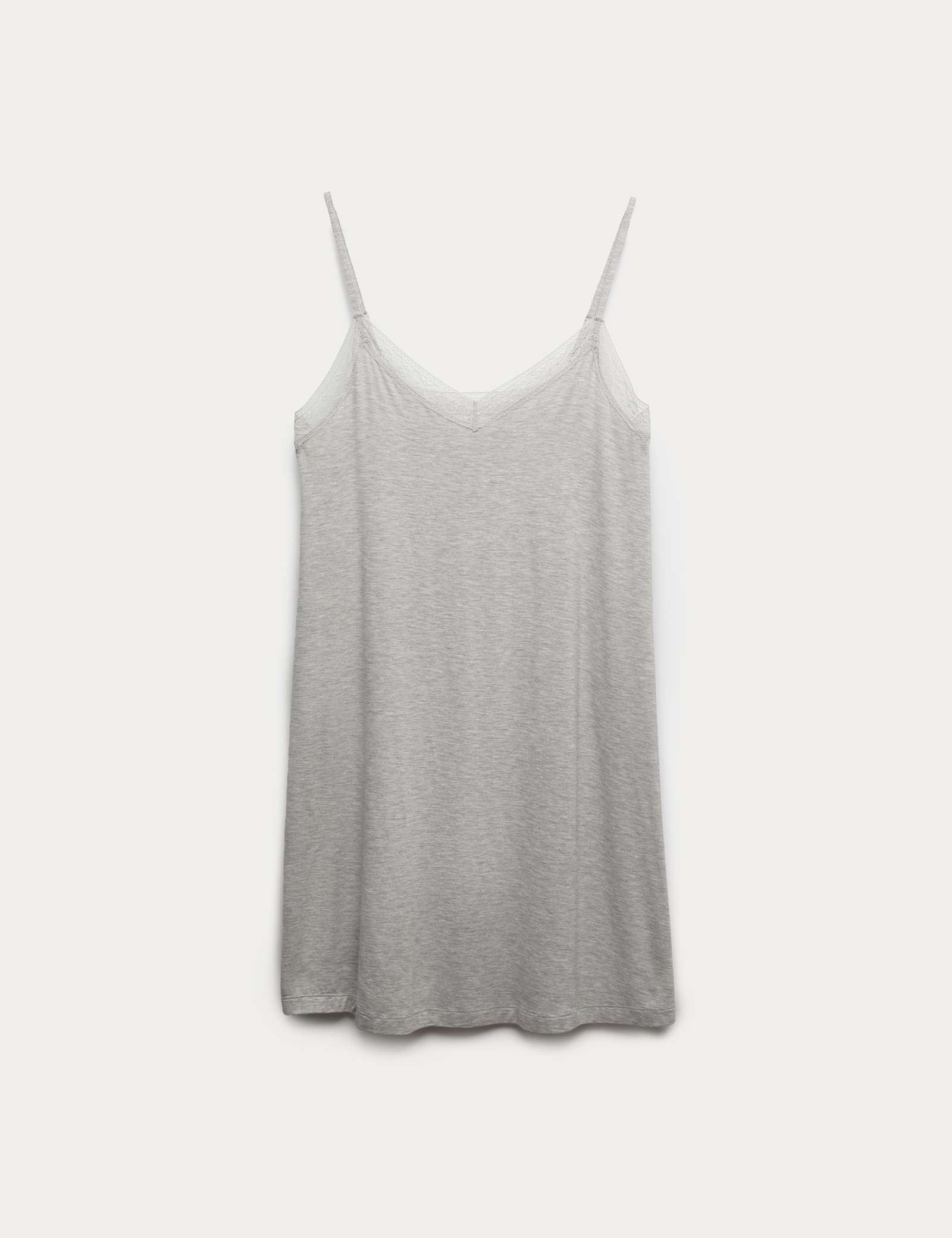 Lace Trim Chemise - image 1