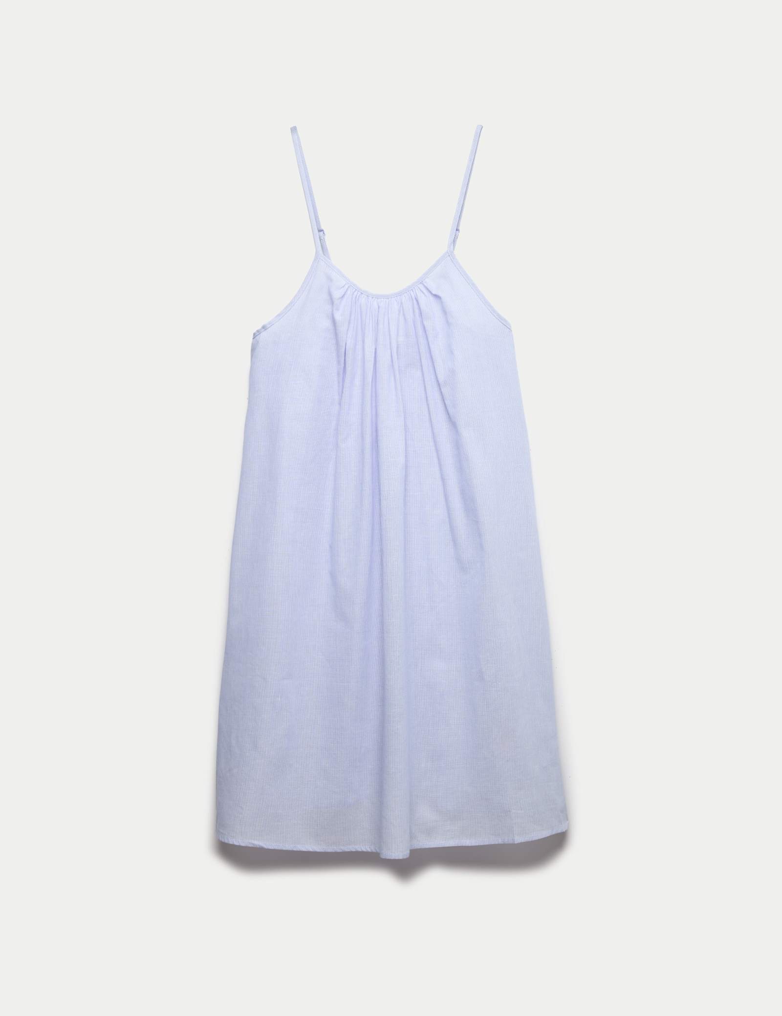 Pure Cotton Striped Short Chemise - image 1