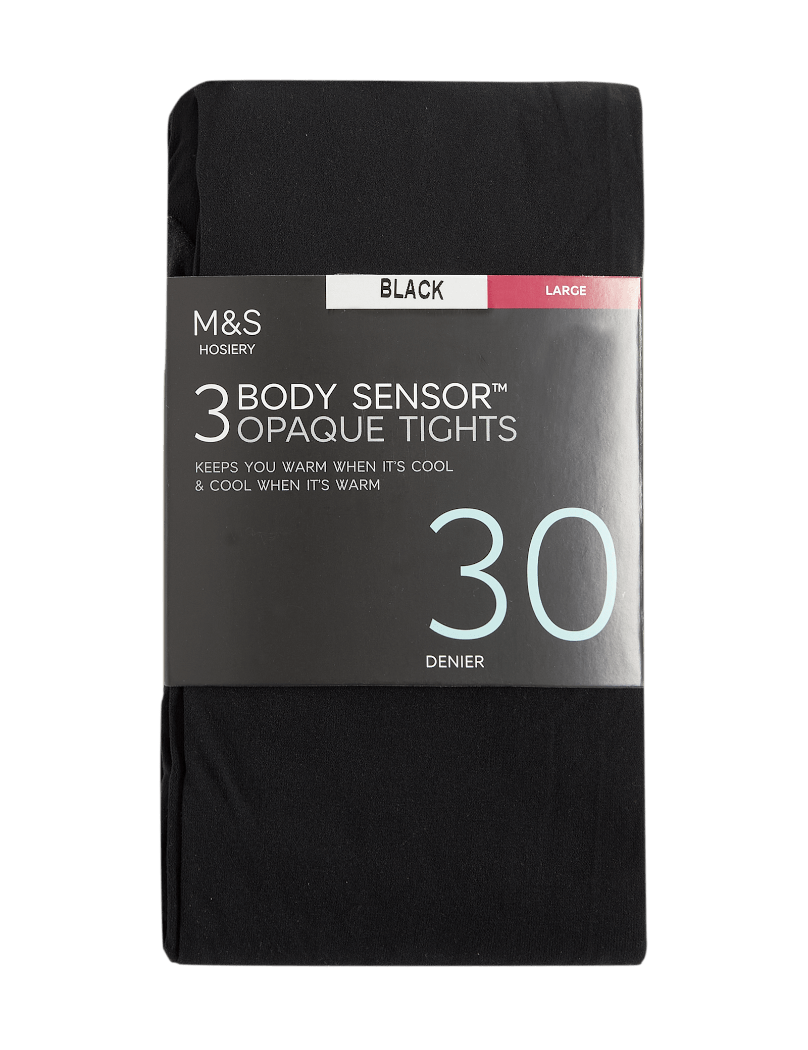 3pk 30 Denier Body Sensor Tights - image 5