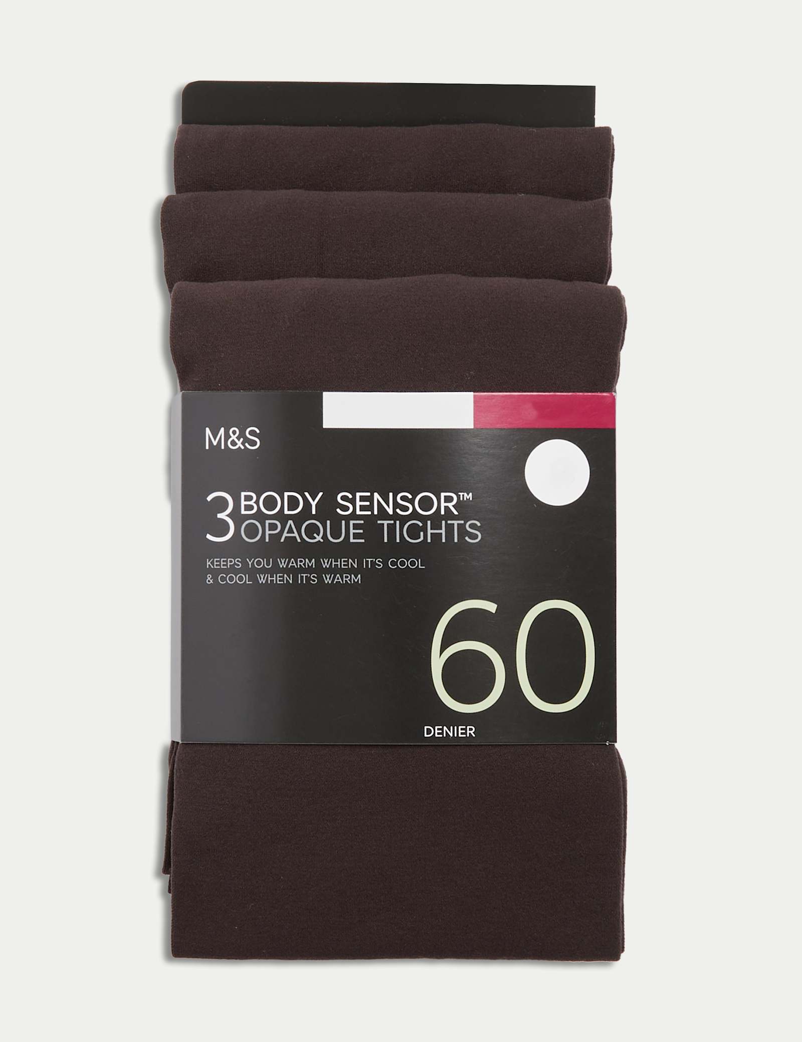 3pk 60 Denier Body Sensor Tights - image 3