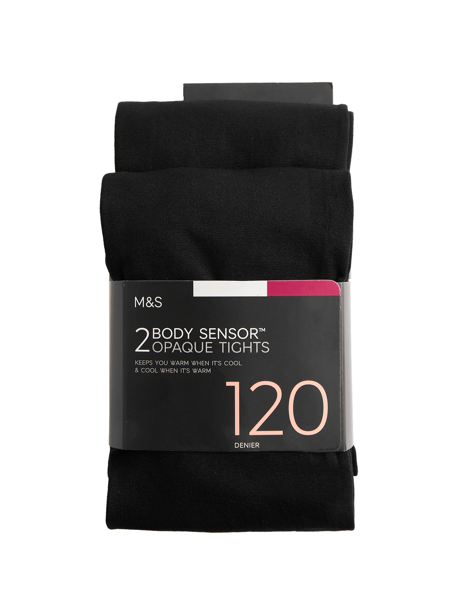2pk 120 Denier Body Sensor Tights - image 3