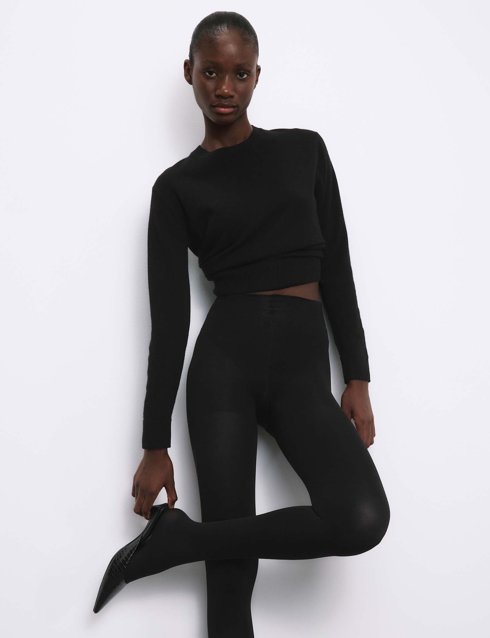 60 Denier Velvet Touch Luxe Tights - image 2