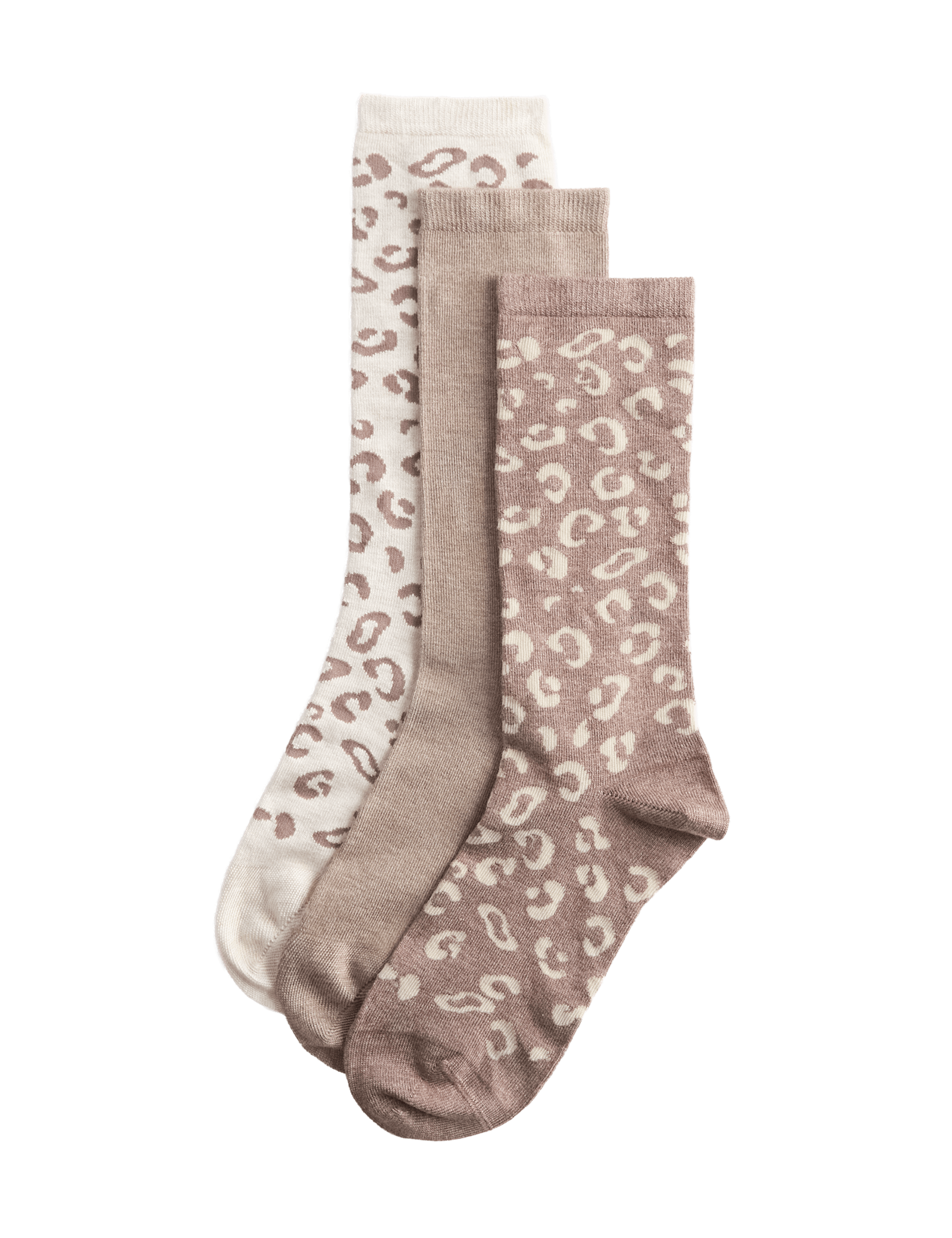 3 Pack Supersoft Animal Print Crew Socks - image 2