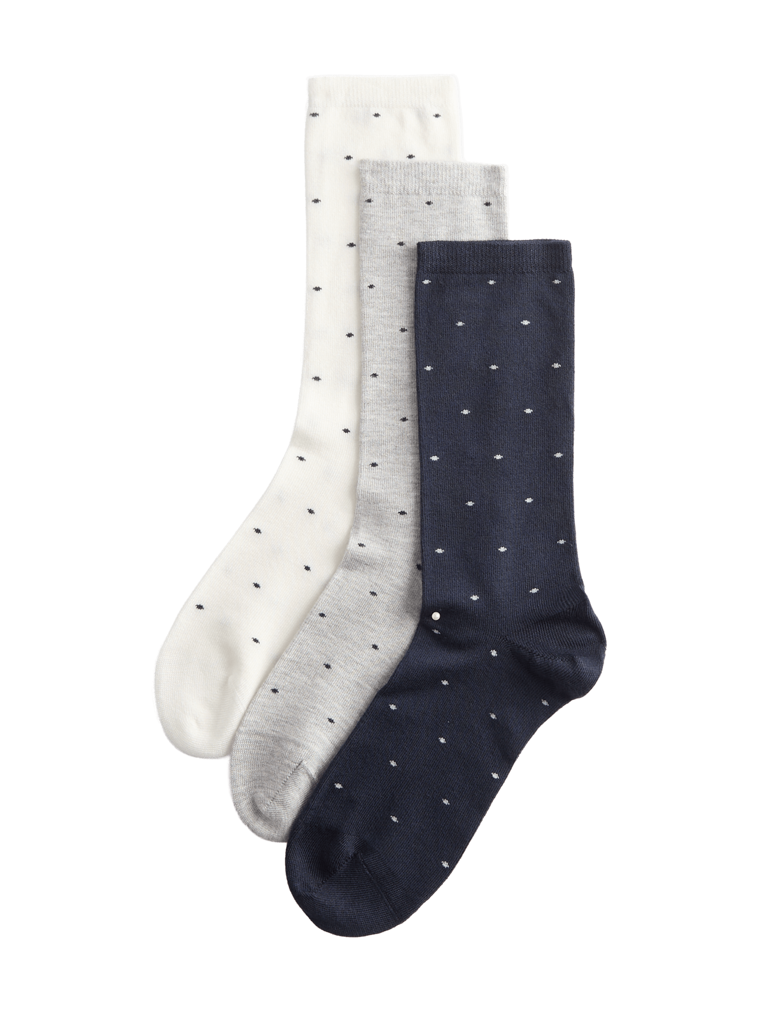 3 Pack Supersoft Spot Crew Socks - image 3