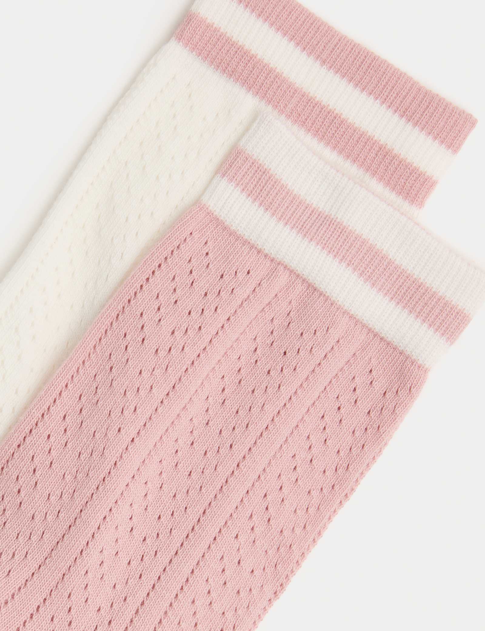 2 Pack Cotton Rich Sports Stripe Crew Socks - image 4