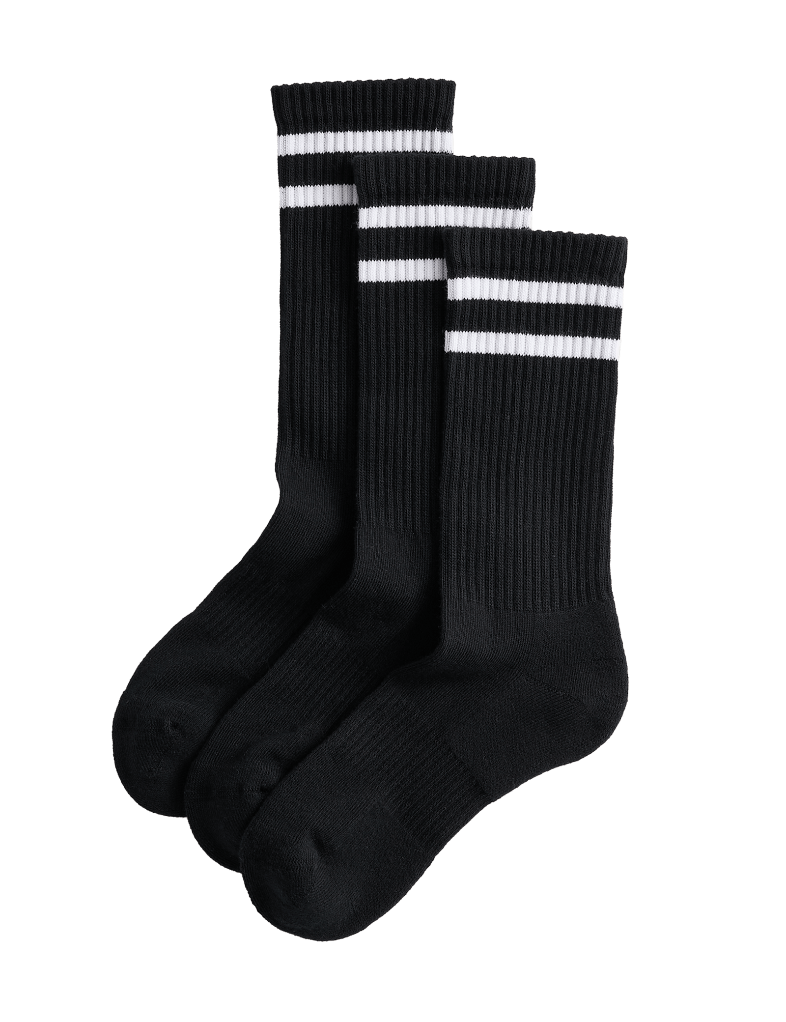 3 Pack Cotton Rich Striped Crew Socks - image 5