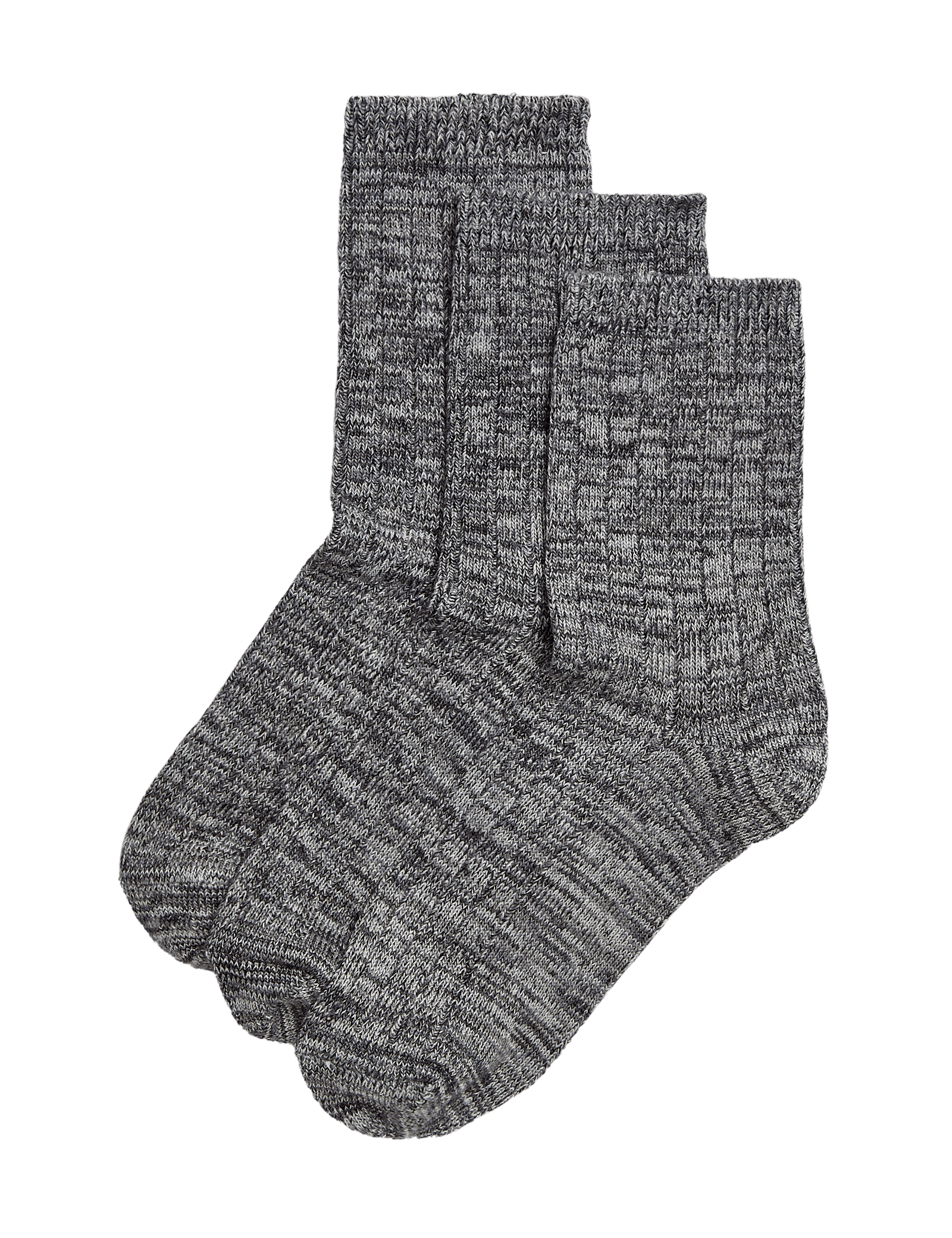3pk Thermal Sumptuously Soft Ankle High Socks - image 5