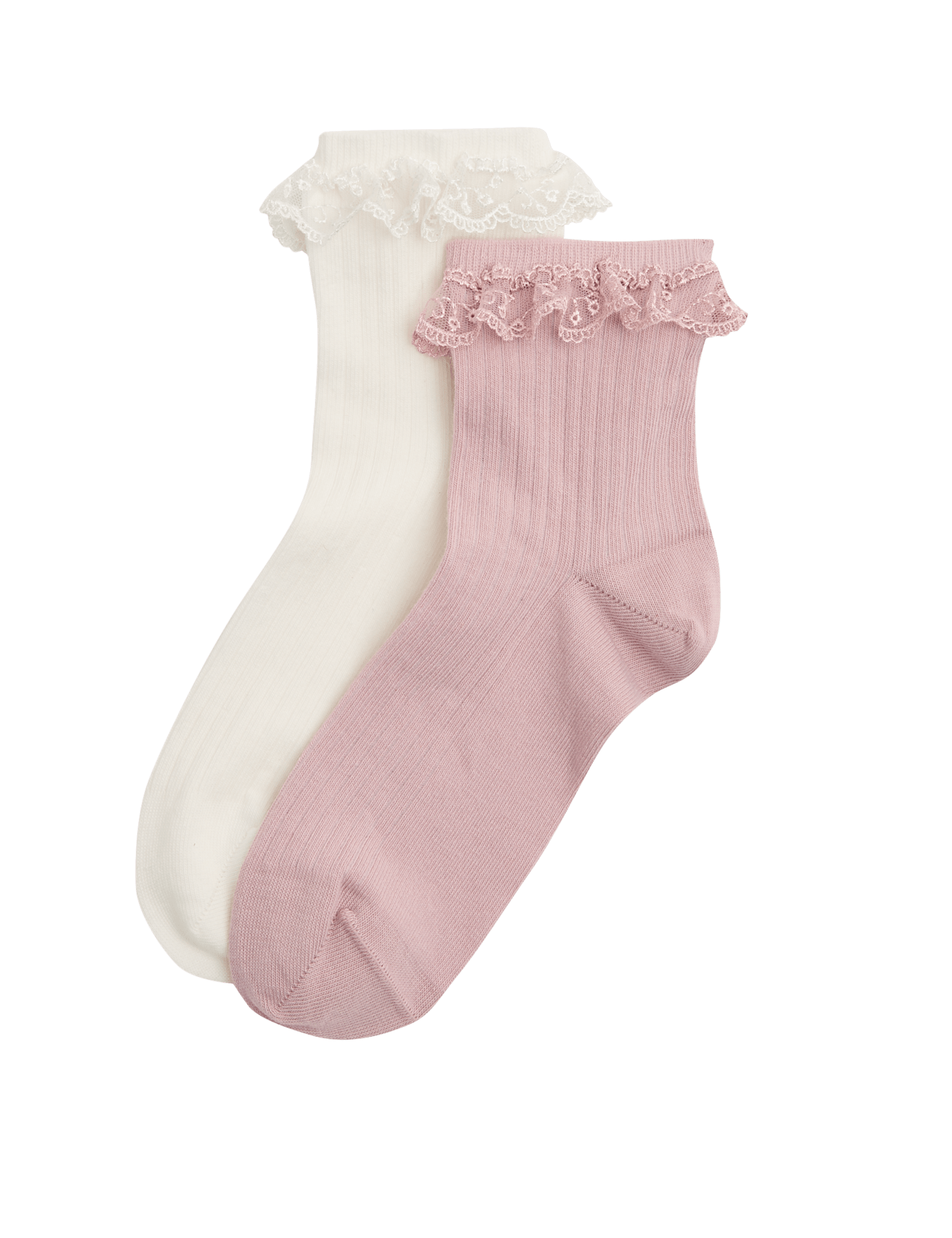 2 Pack Cotton Rich Quarter Socks - image 3