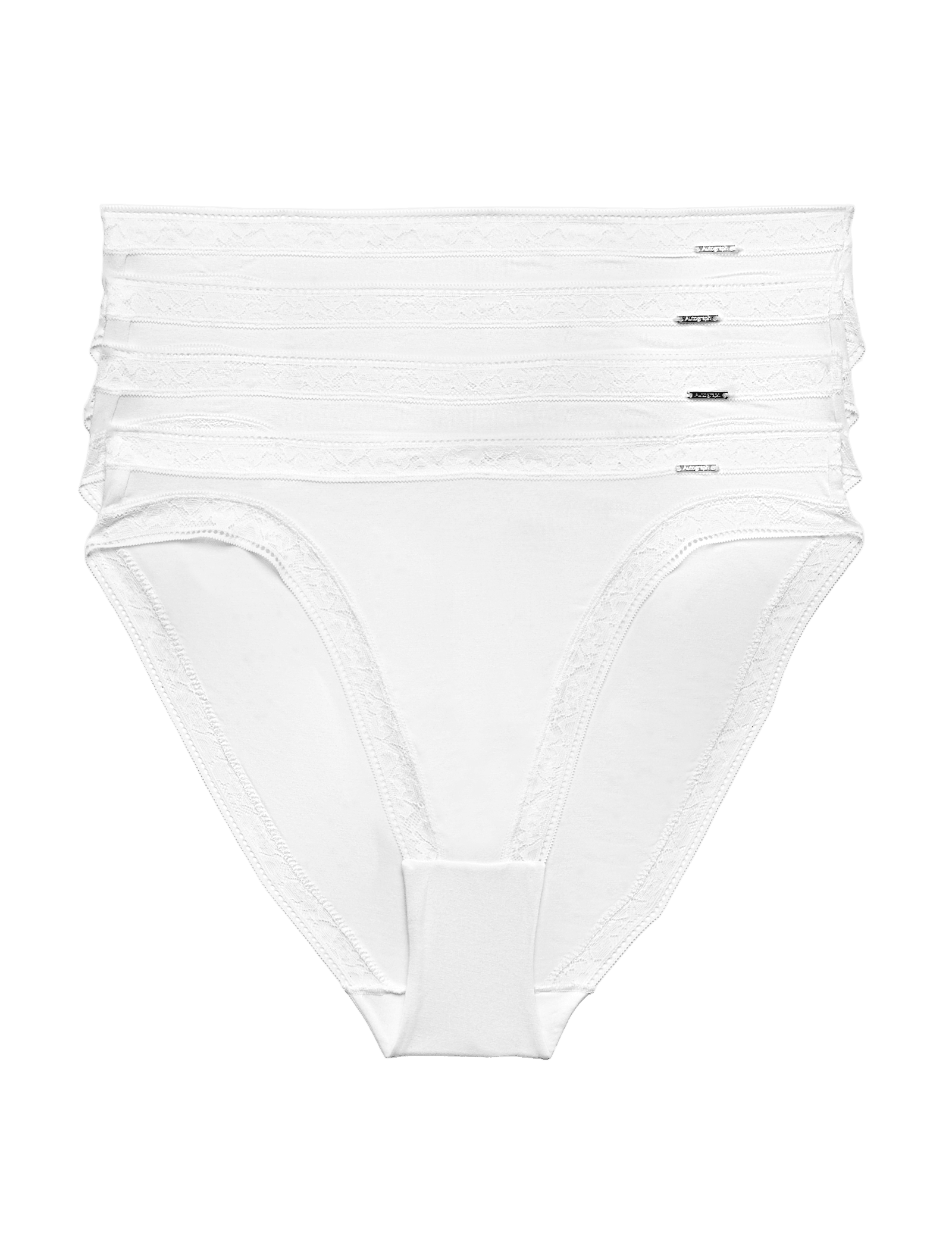 4pk Modal Rich with Silk High Leg Knickers - image 5