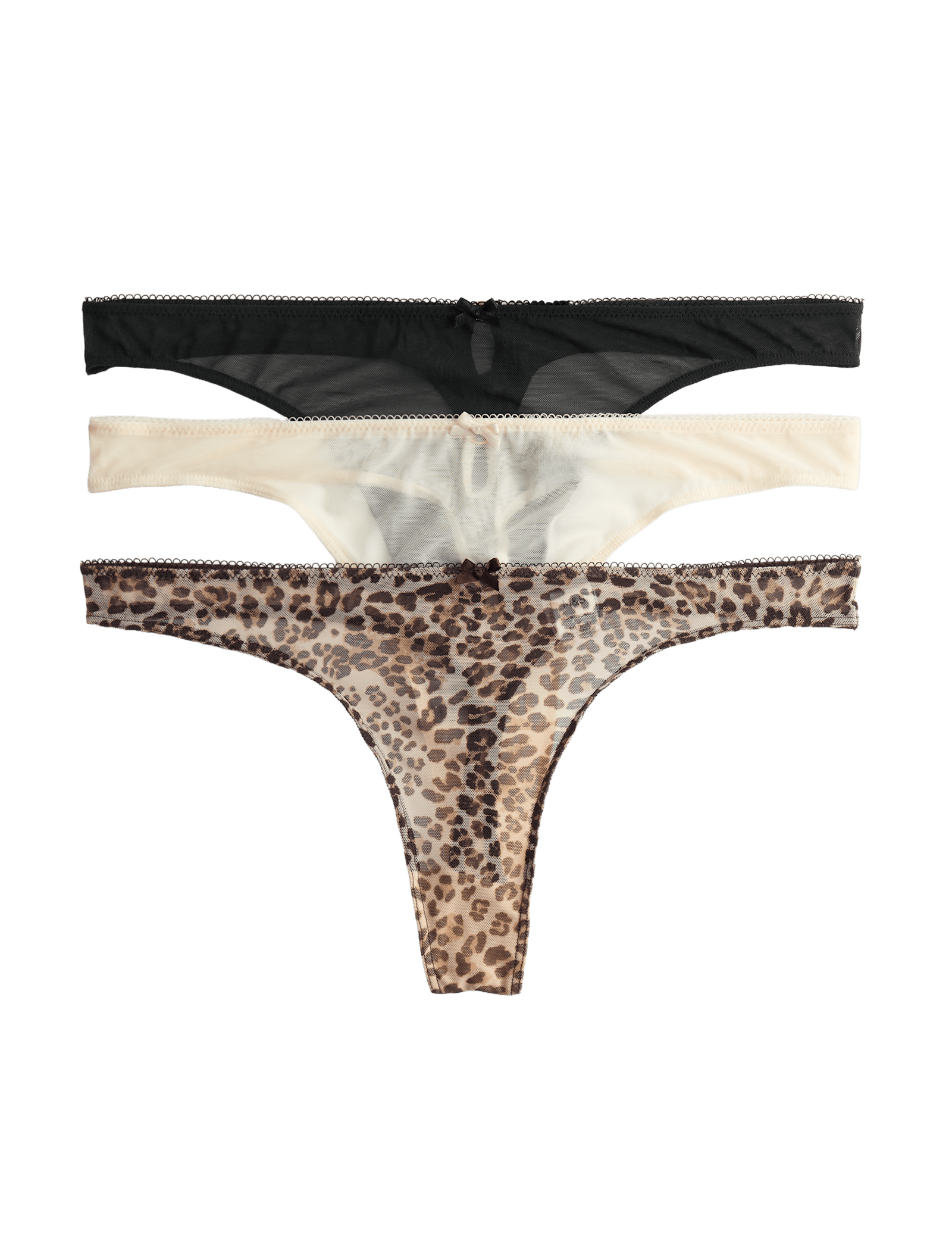 3 Pack Mesh Thongs - image 4