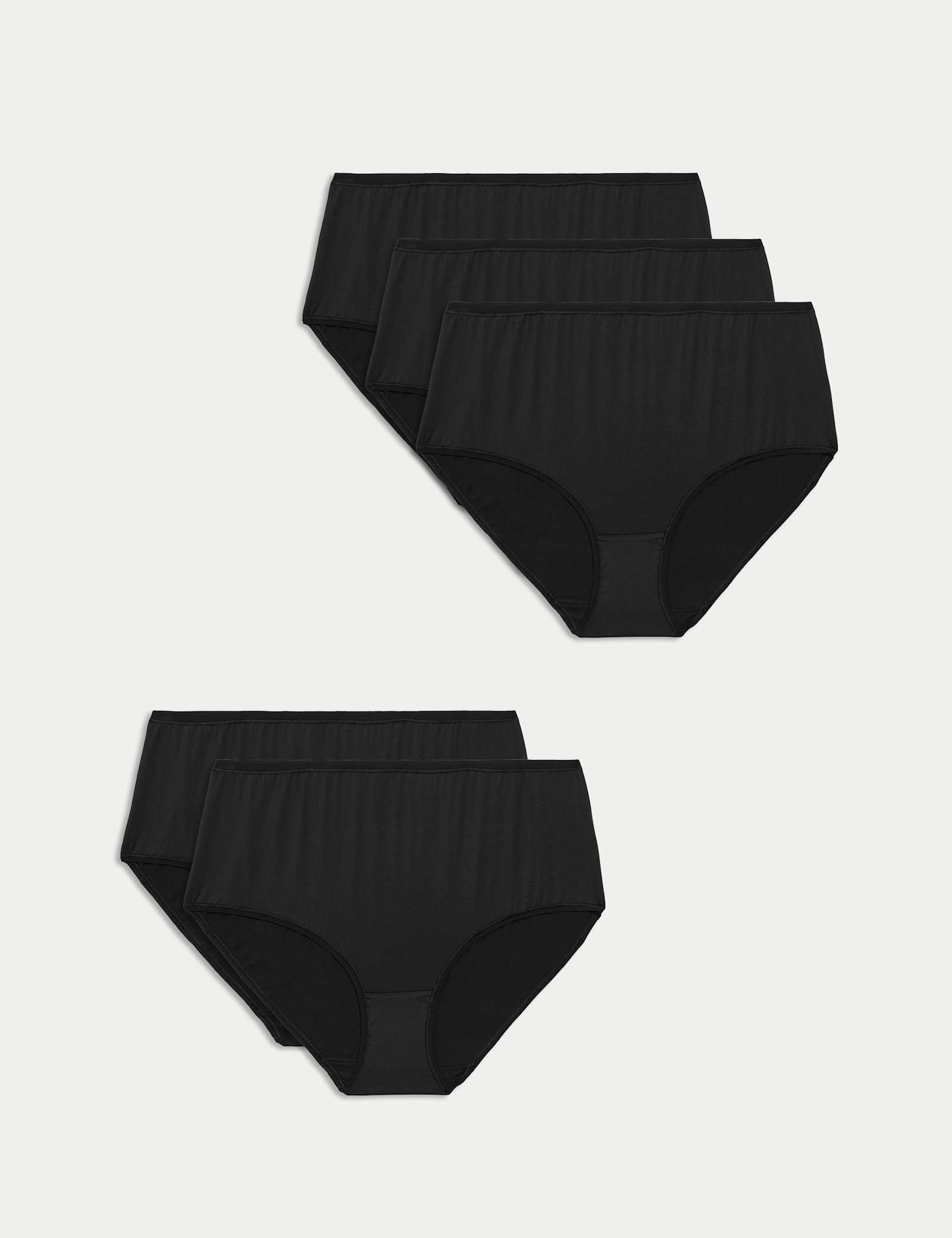 5pk Microfibre High Rise Shorts - image 5