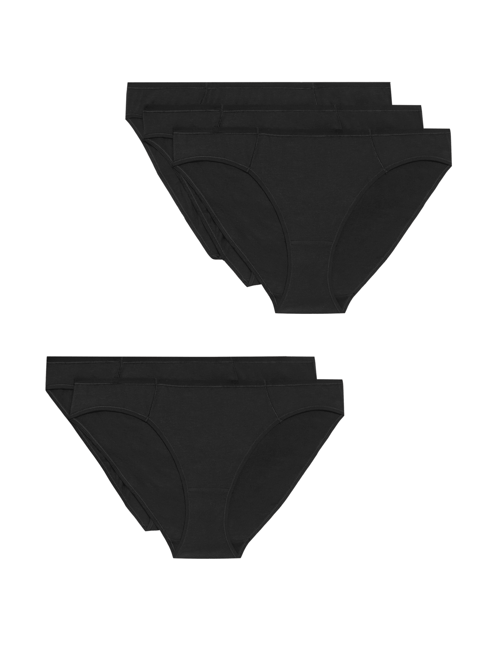 5pk Cotton Modal Bikini Knickers - image 5