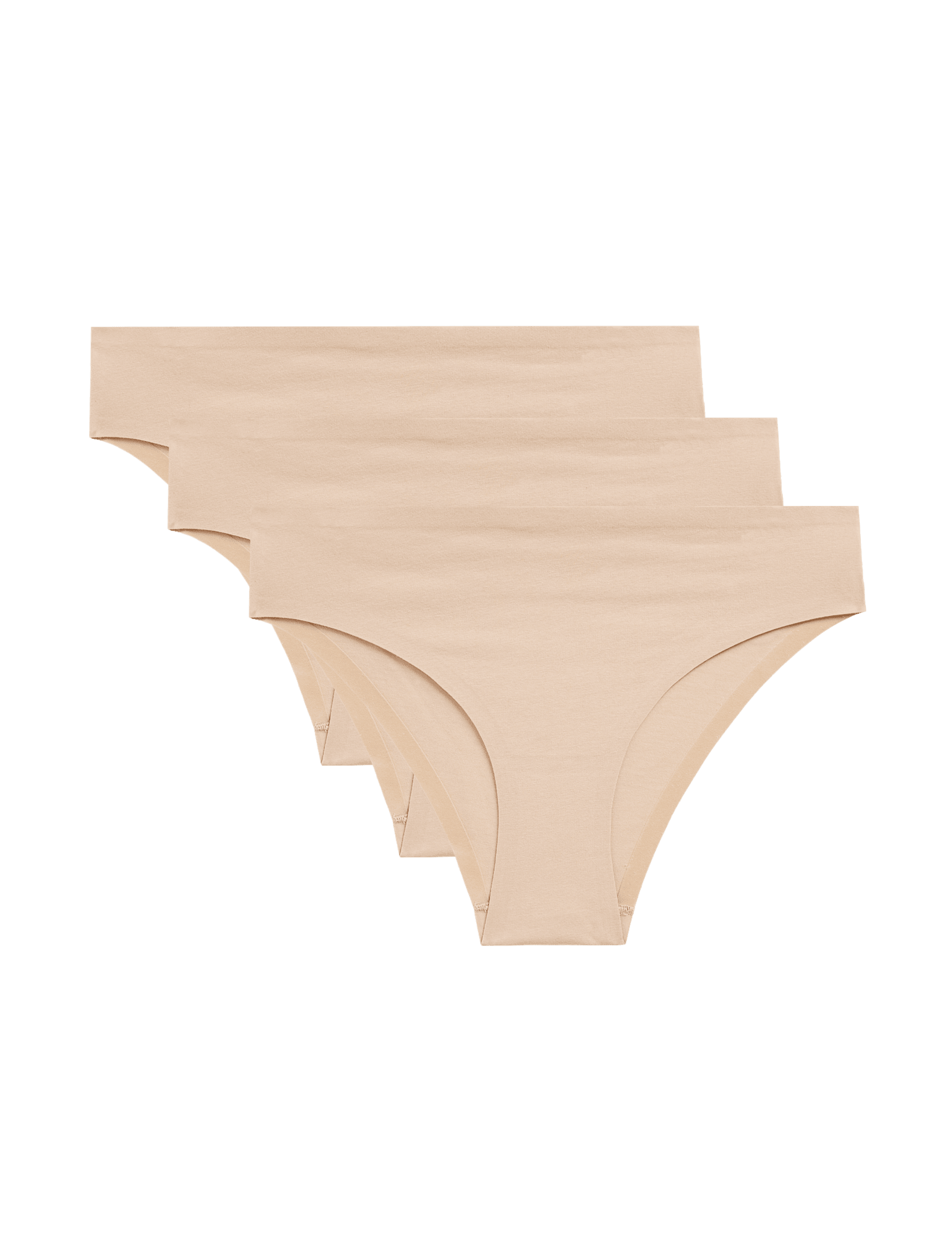 3pk Cool Comfort Cotton No VPL Brazilian Knickers - image 4
