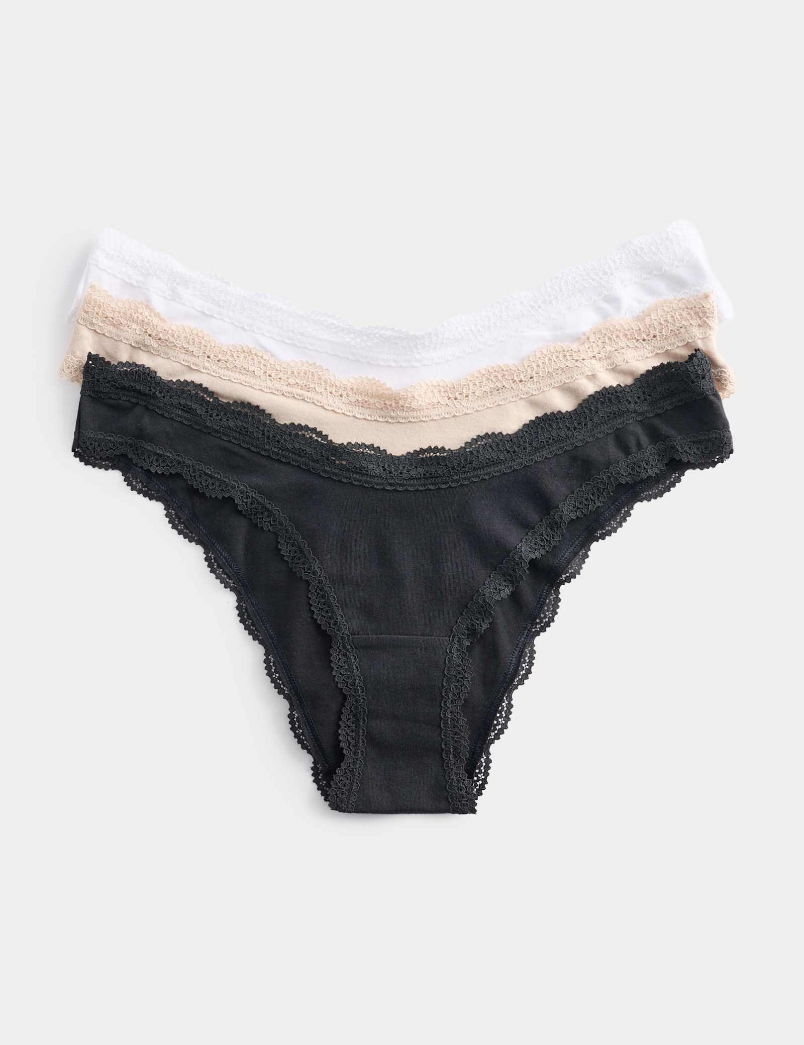 3 Pack Cotton Rich Dipped Miami Knickers - image 3