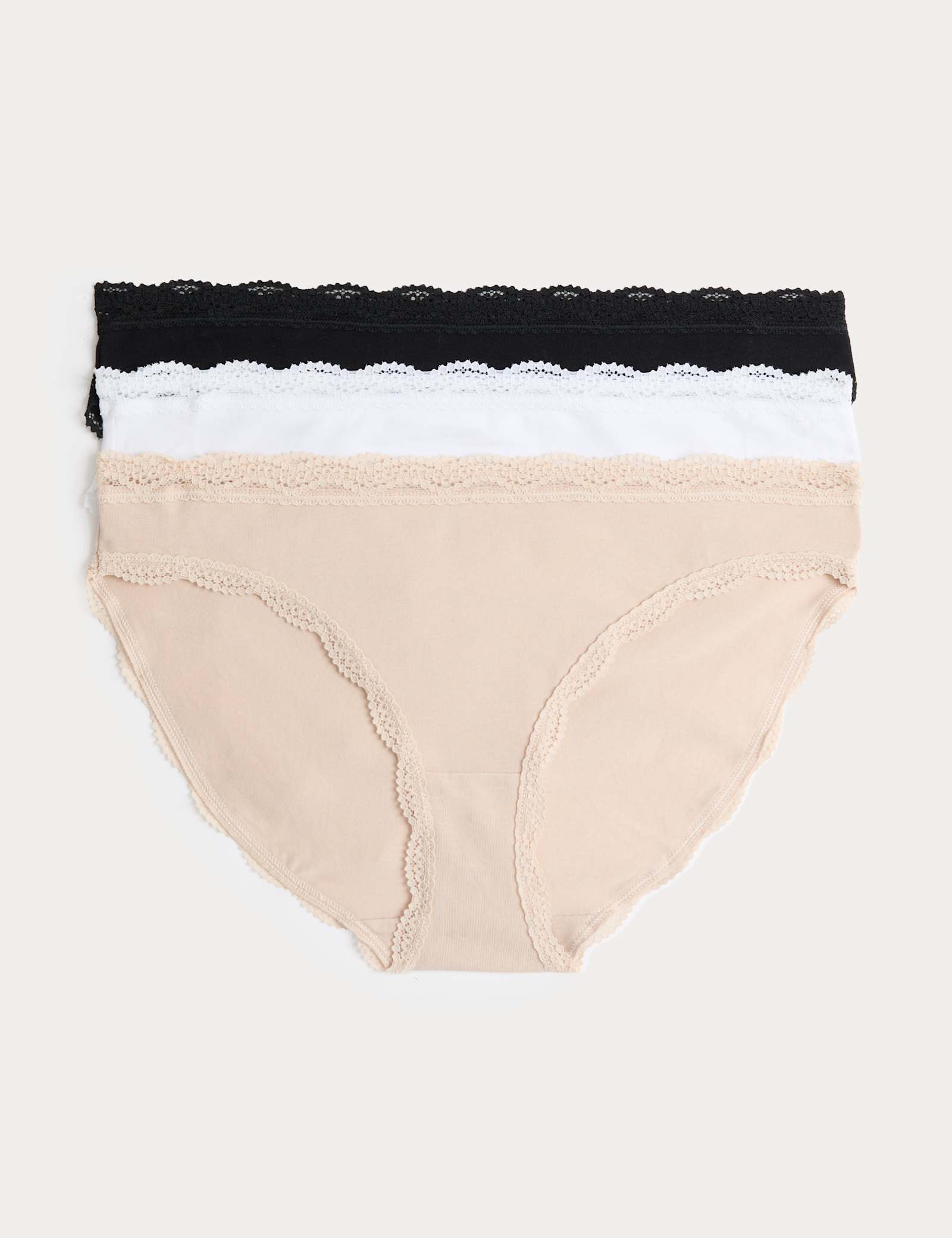 3pk Cotton Rich Bikini Knickers - image 4