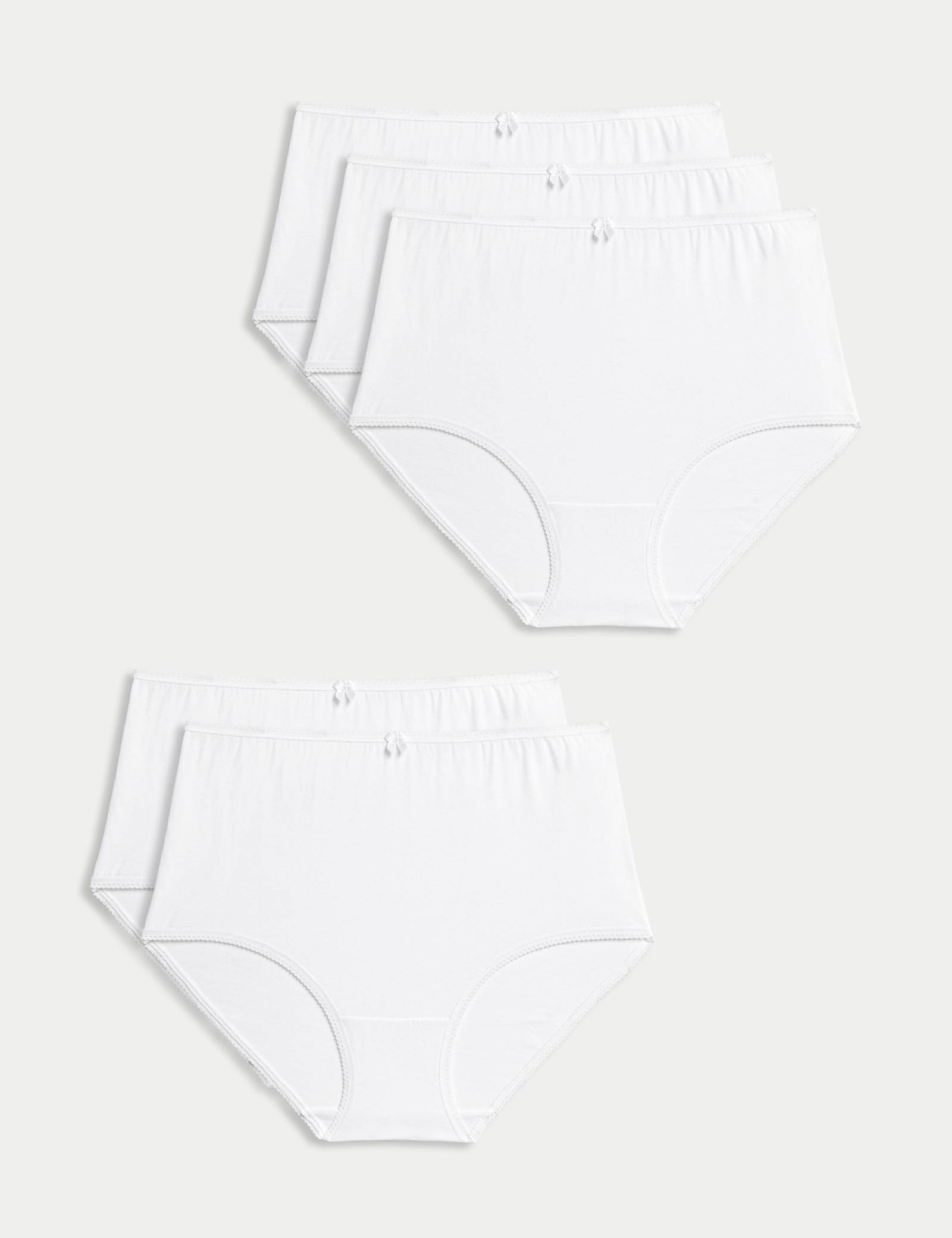 5pk Cotton Lycra Full Briefs - image 3