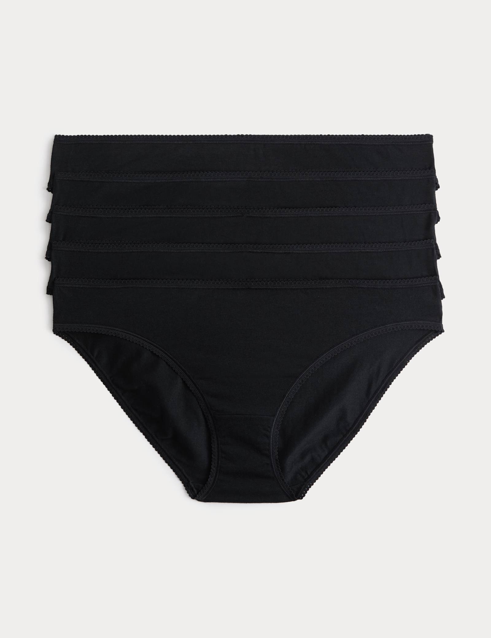 5pk Cotton Lycra Bikini Knickers - image 4