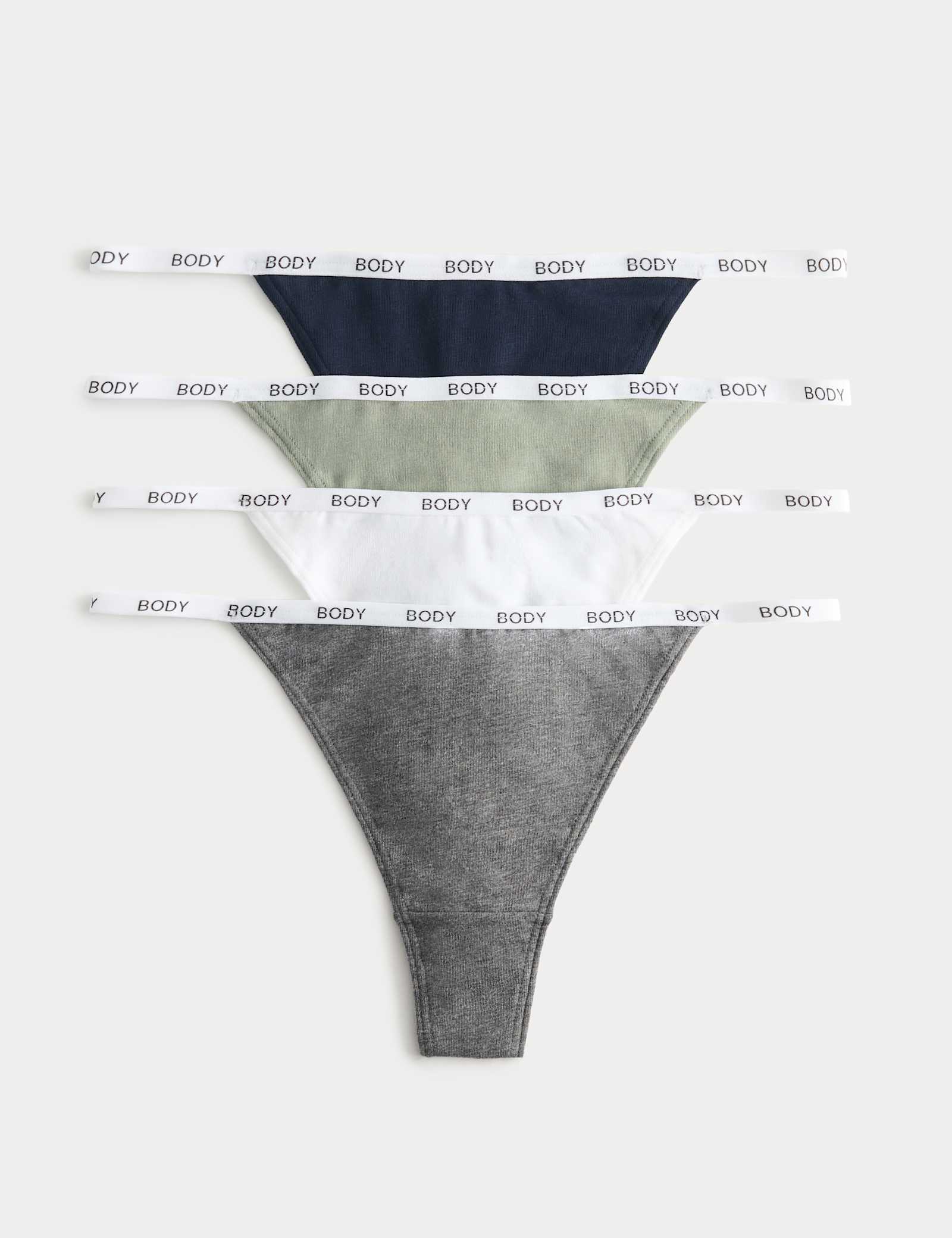 4pk Cotton Rich Tanga Thongs - image 2