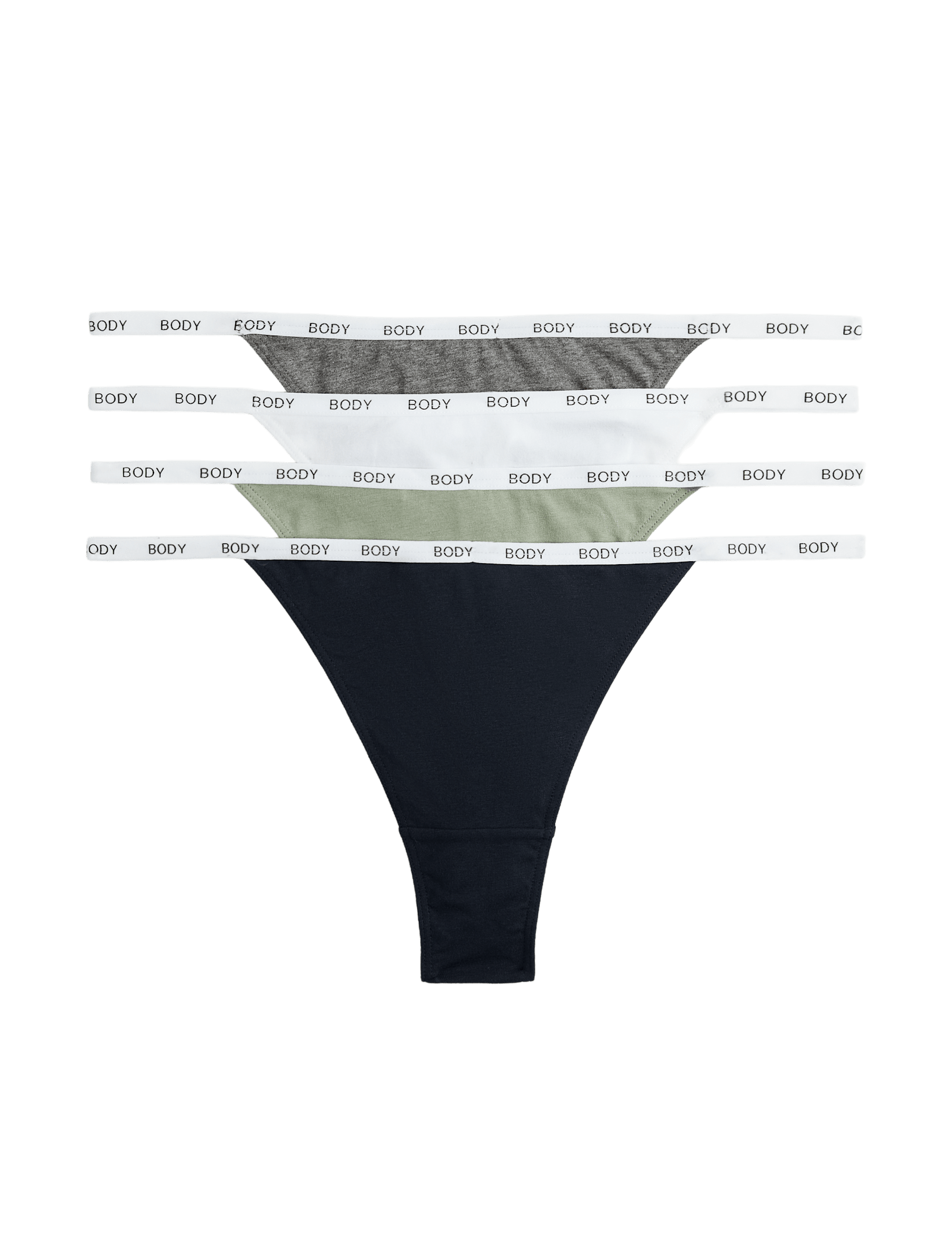 4pk Cotton Rich Tanga Thongs - image 3