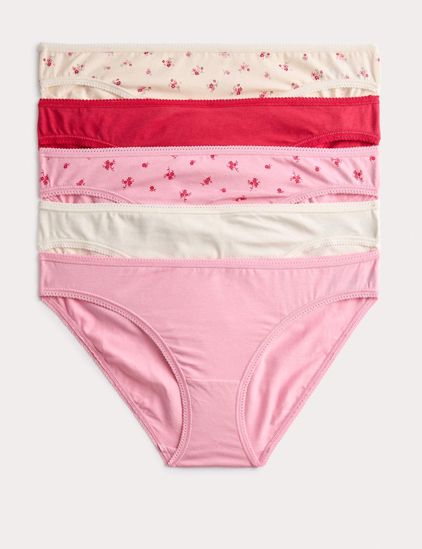 5pk Cotton Lycra Bikini Knickers - image 3