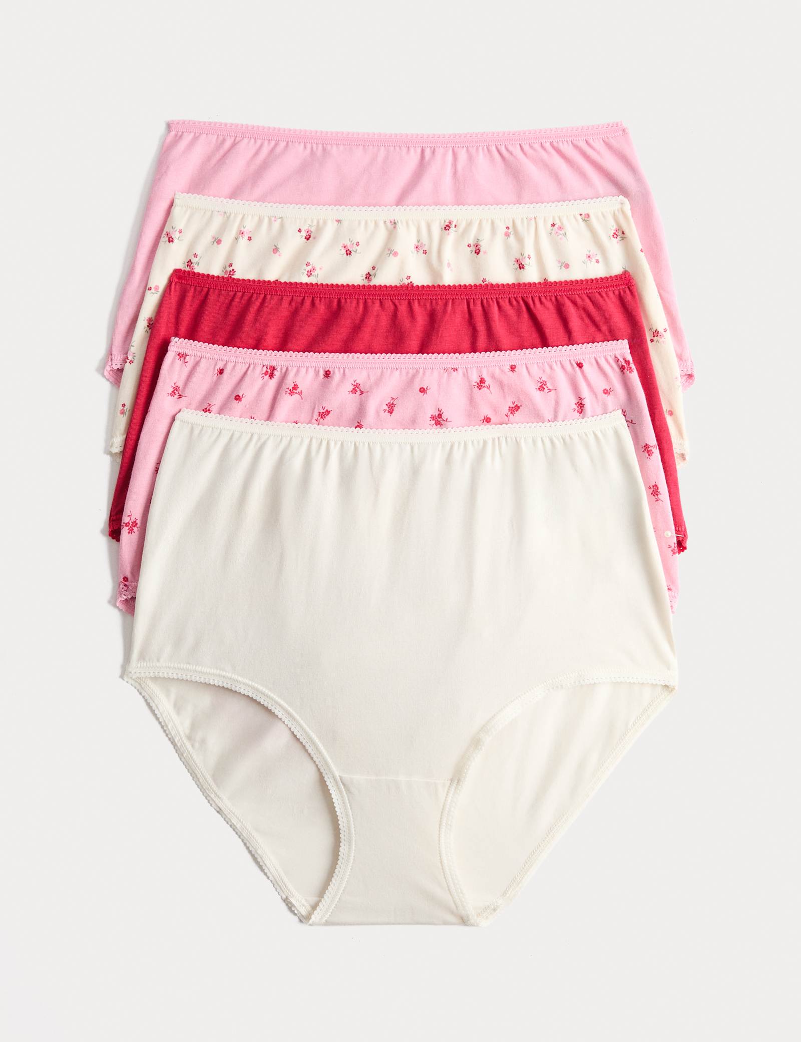5pk Cotton Lycra Full Briefs - image 2