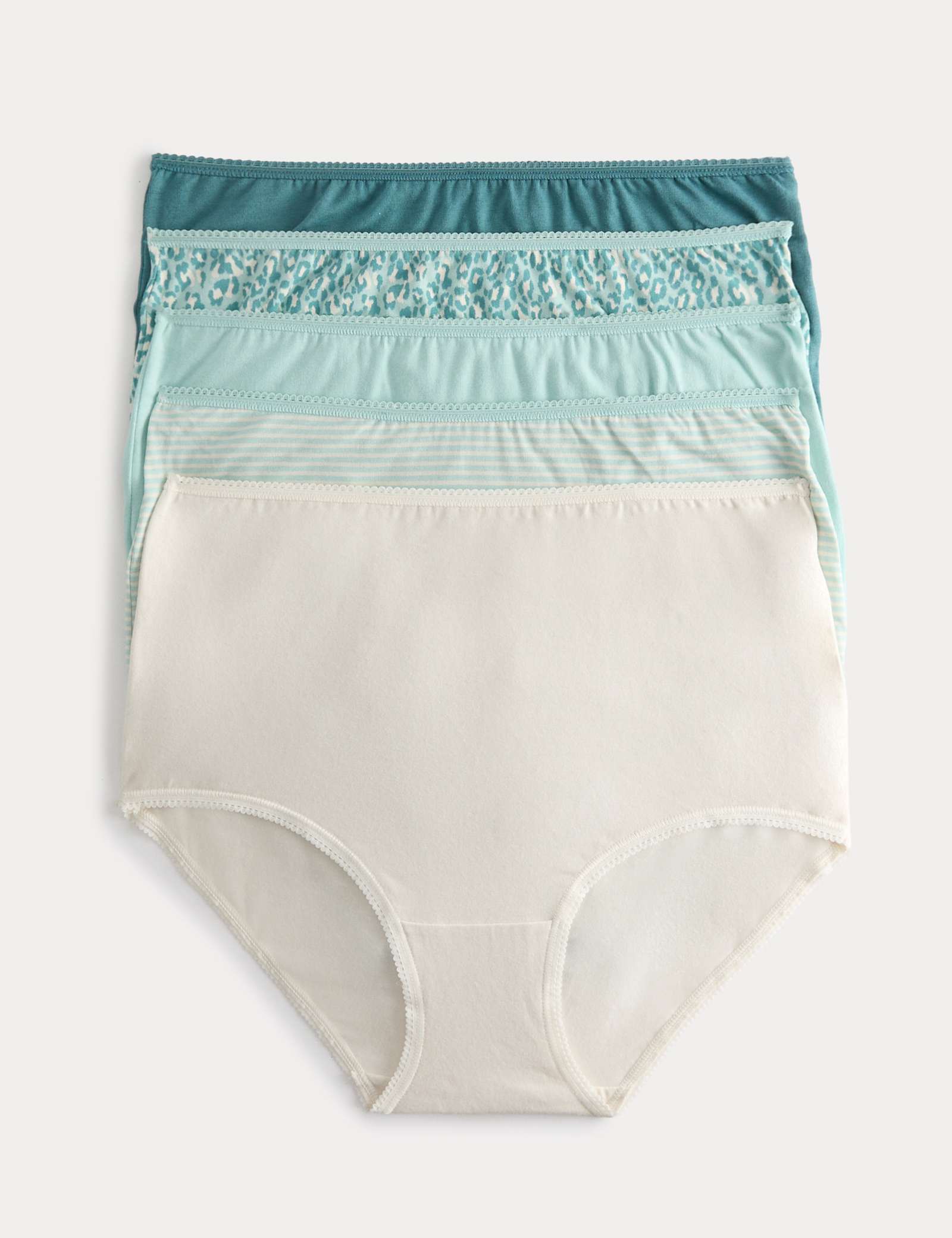 5pk Cotton Lycra Full Briefs - image 3