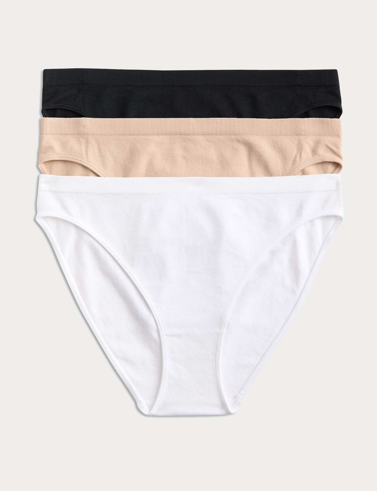 3 Pack Seamless High Leg Knickers - image 5