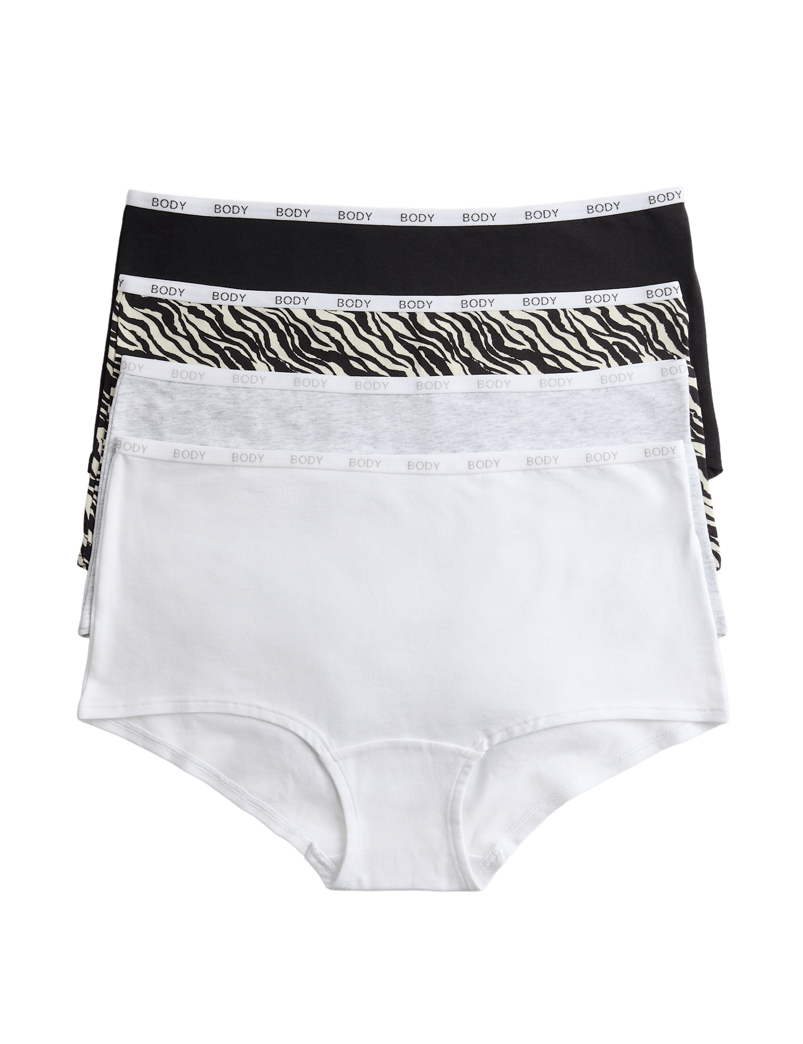 4 Pack Cotton Rich Body Logo Knicker Shorts - image 4