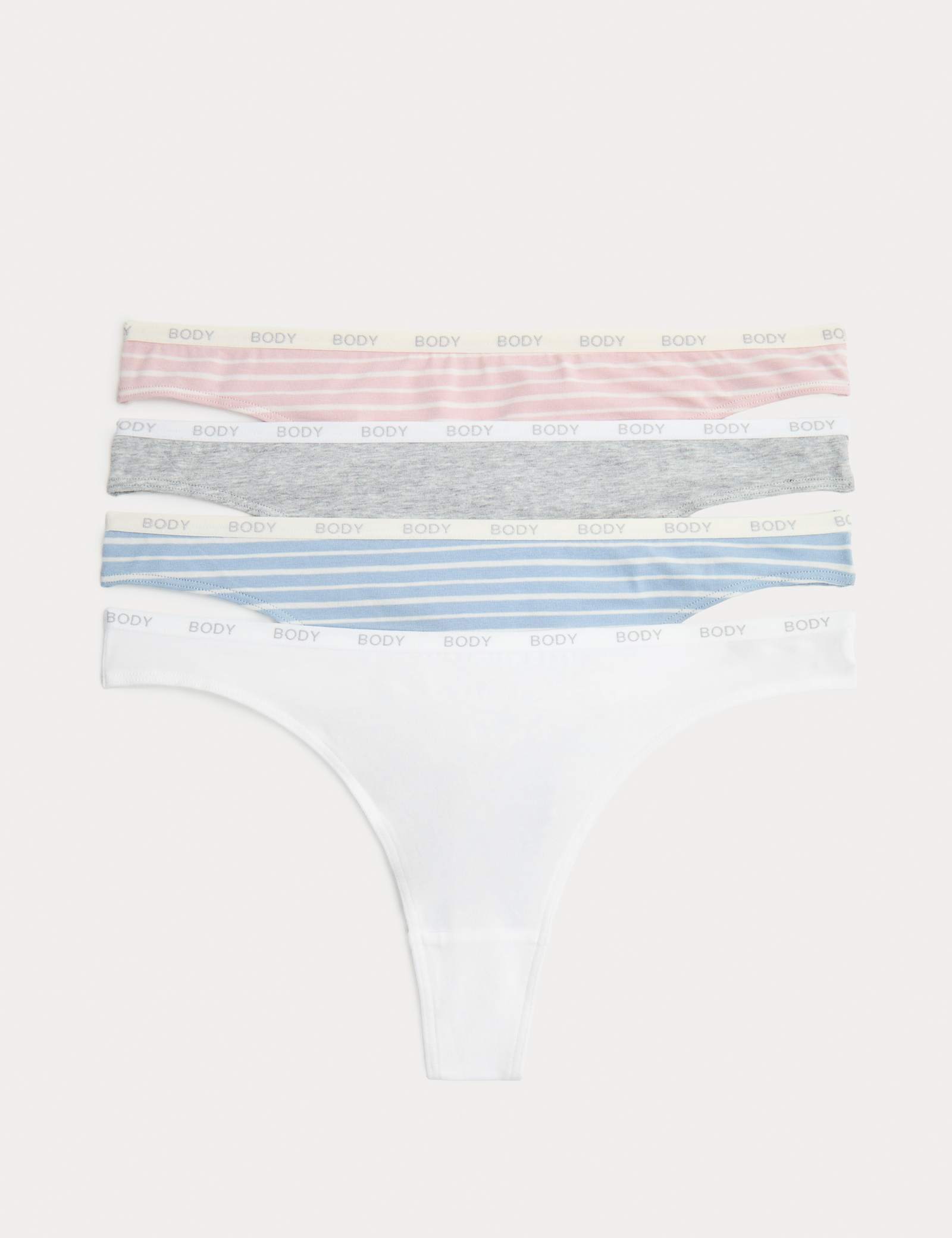 4pk Cotton Rich Thongs - image 4