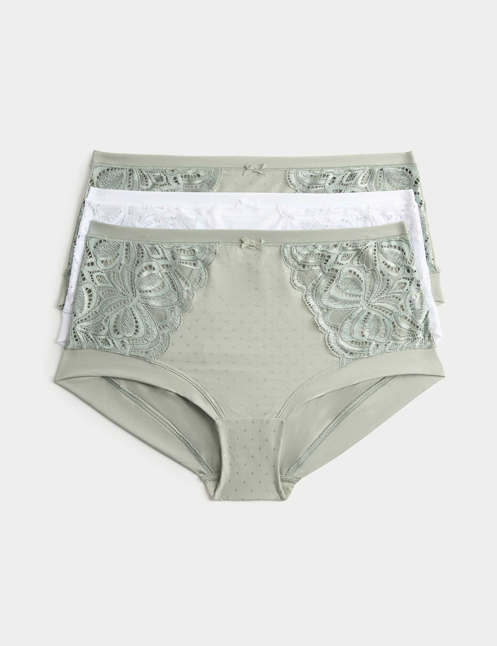 3pk Amelia Lace High Rise Shorts - image 5