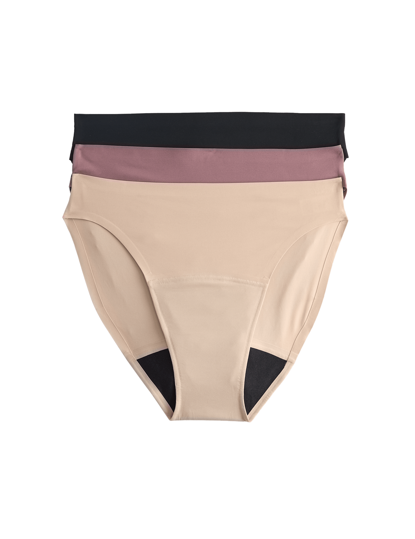 3 Pack Heavy Absorbency No VPL Period High Leg Knickers - image 5