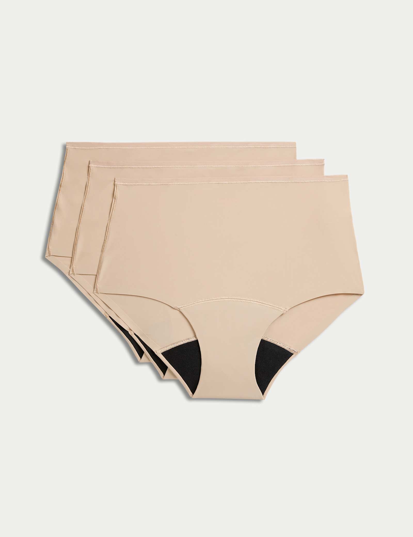 3pk No VPL Heavy Absorbency Period Full Briefs - image 2