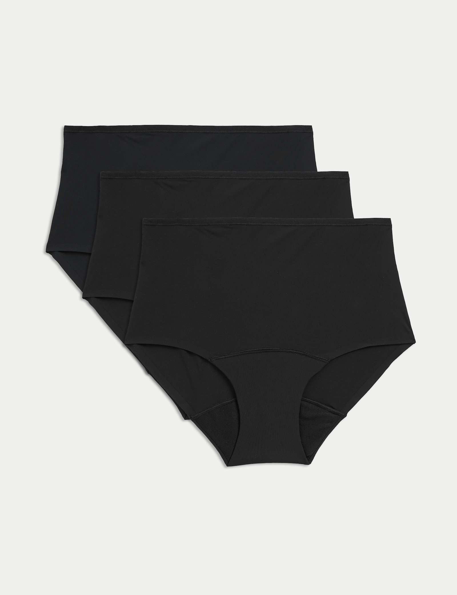 3pk No VPL Heavy Absorbency Period Full Briefs - image 3