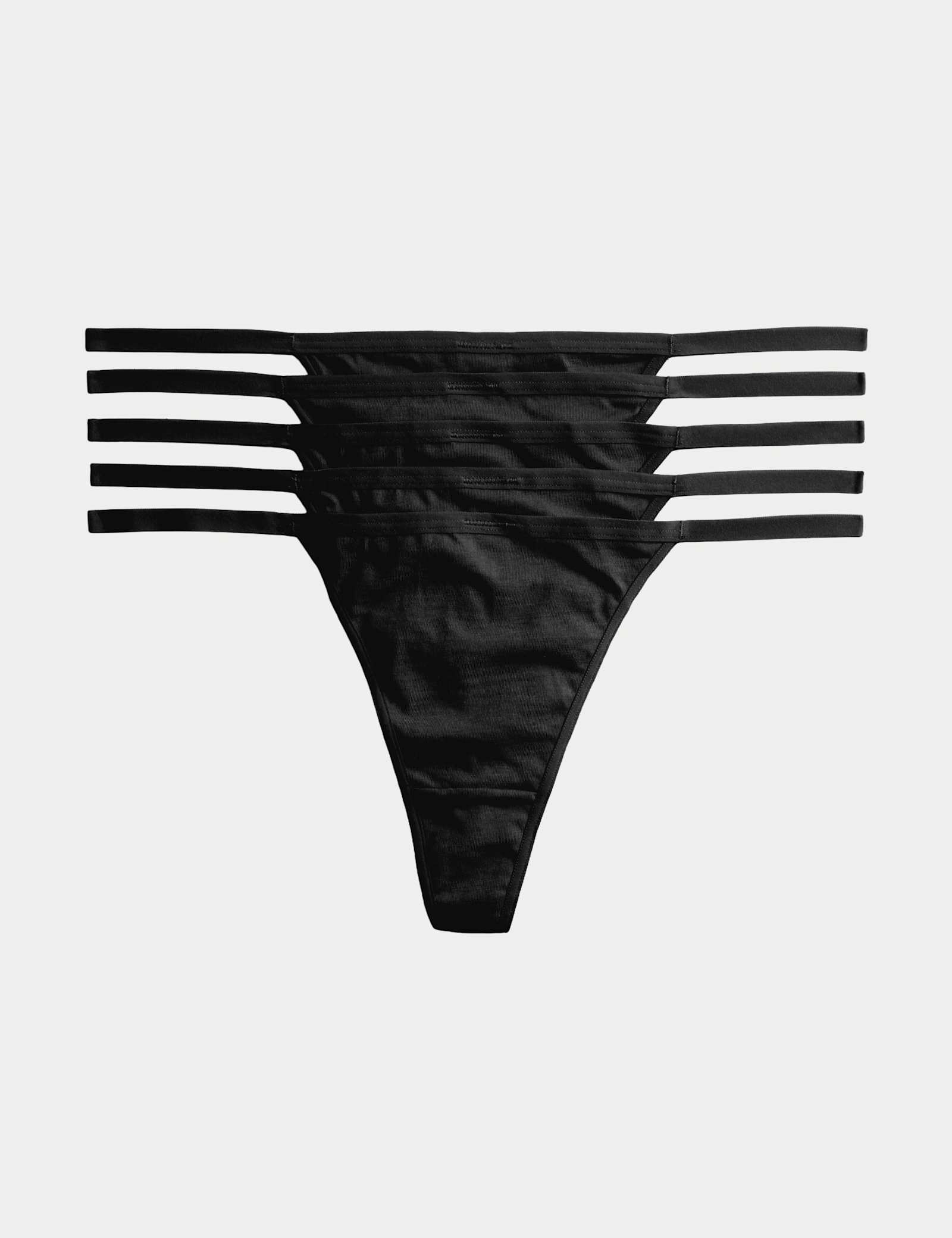 5 Pack Pure Cotton G-String Thongs - image 5