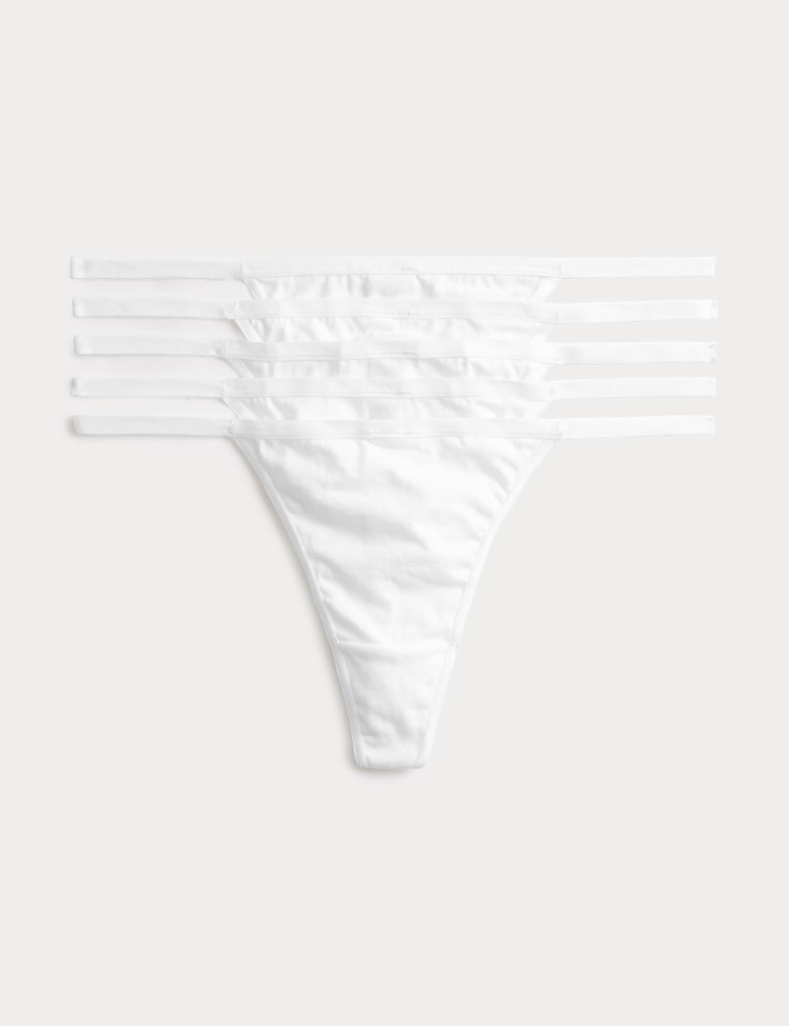 5 Pack Pure Cotton G-String Thongs - image 4