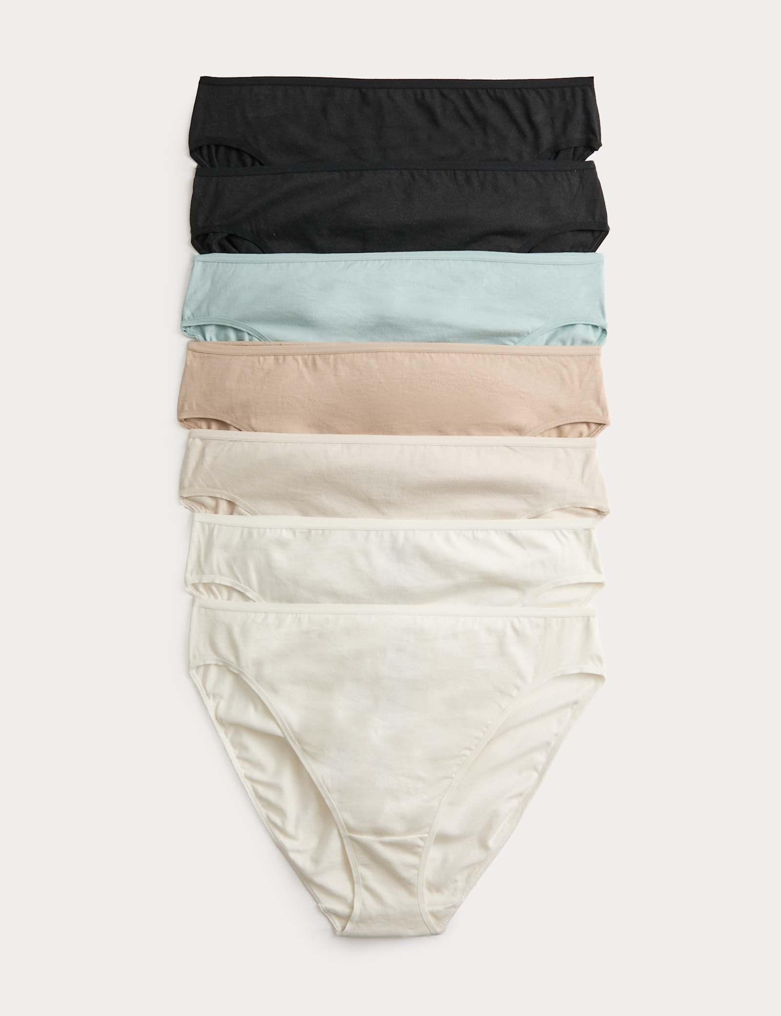 7 Pack Pure Cotton High Leg Knickers - image 4